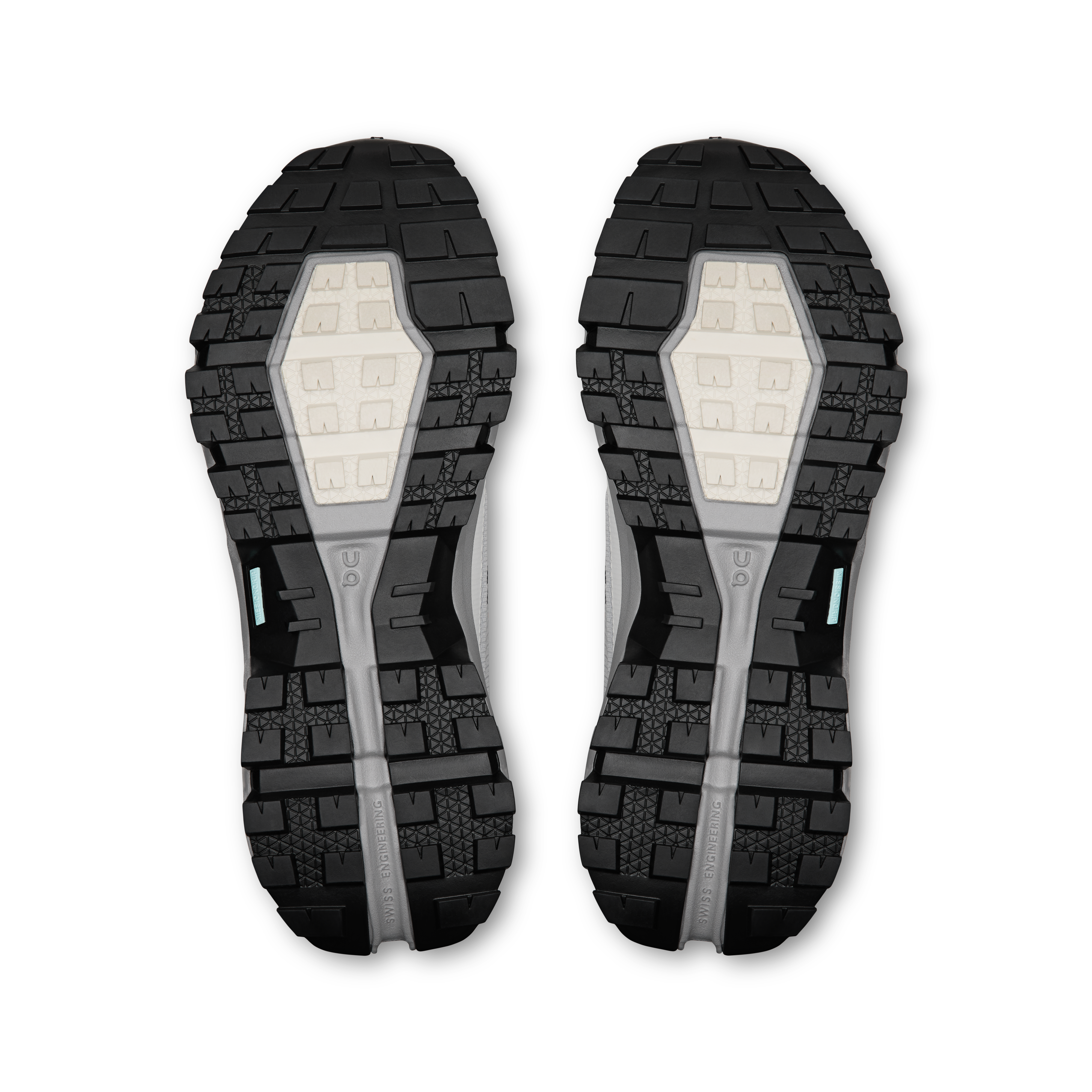 On Cloudrock Mid Waterproof Glacier & Alloy Women Hiking Shoes