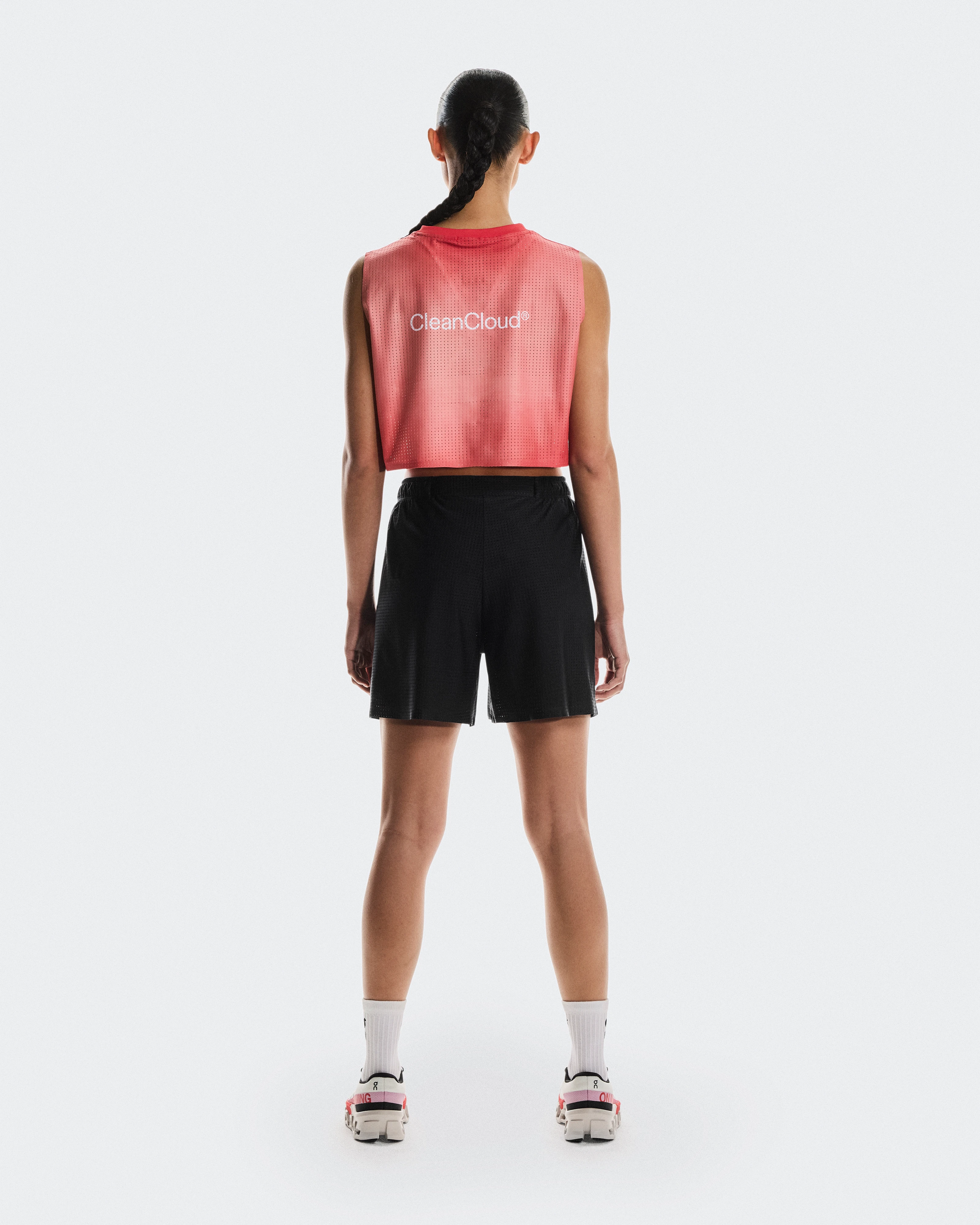 On Pace Mesh Shorts Black Women Shorts