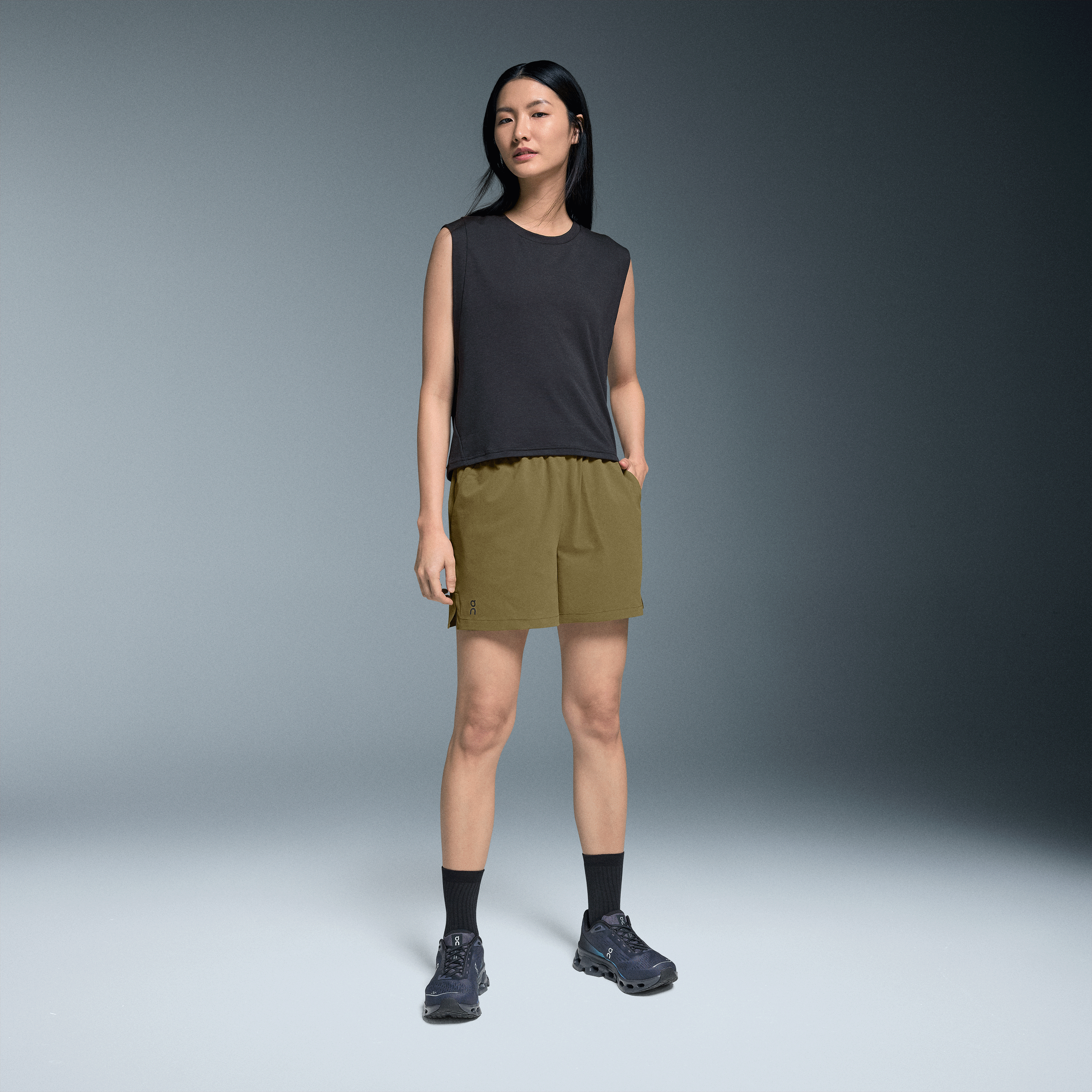 On Focus Shorts Hunter Women – Workouts, all-day wear, comfort Shorts