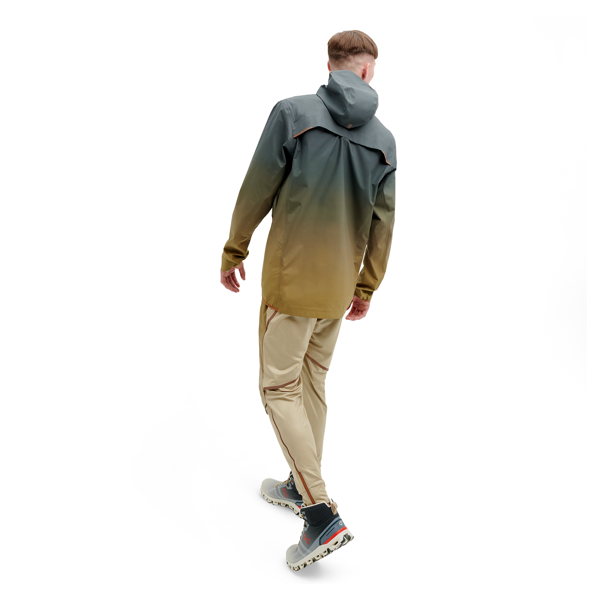 On Waterproof Anorak LOEWE Gradient Khaki Men Jackets