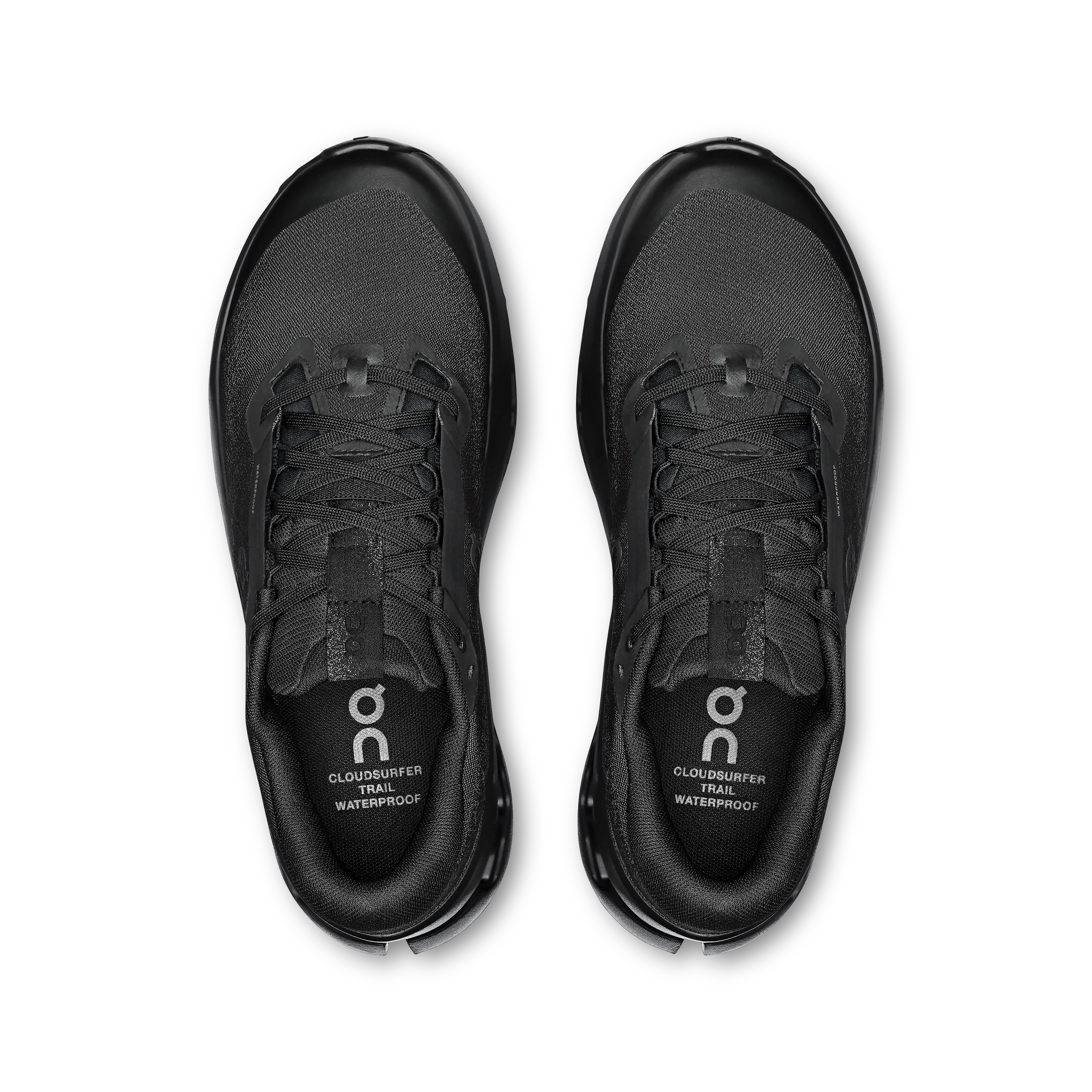 On Cloudsurfer Trail 2 Waterproof Black & Black Women Trail running Shoes