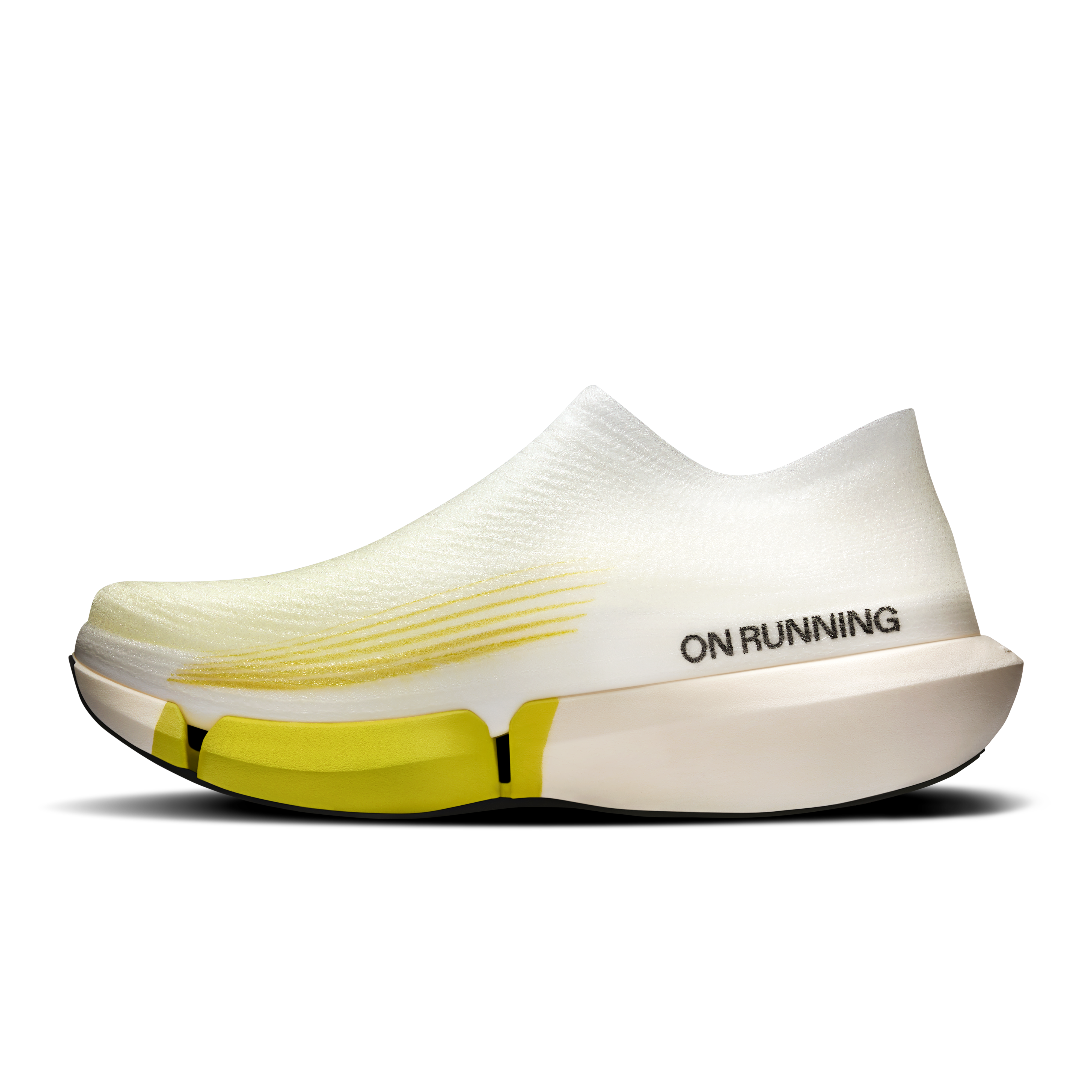 On LightSpray Cloudboom Strike 2 White & Lime Unisex Road running Shoes