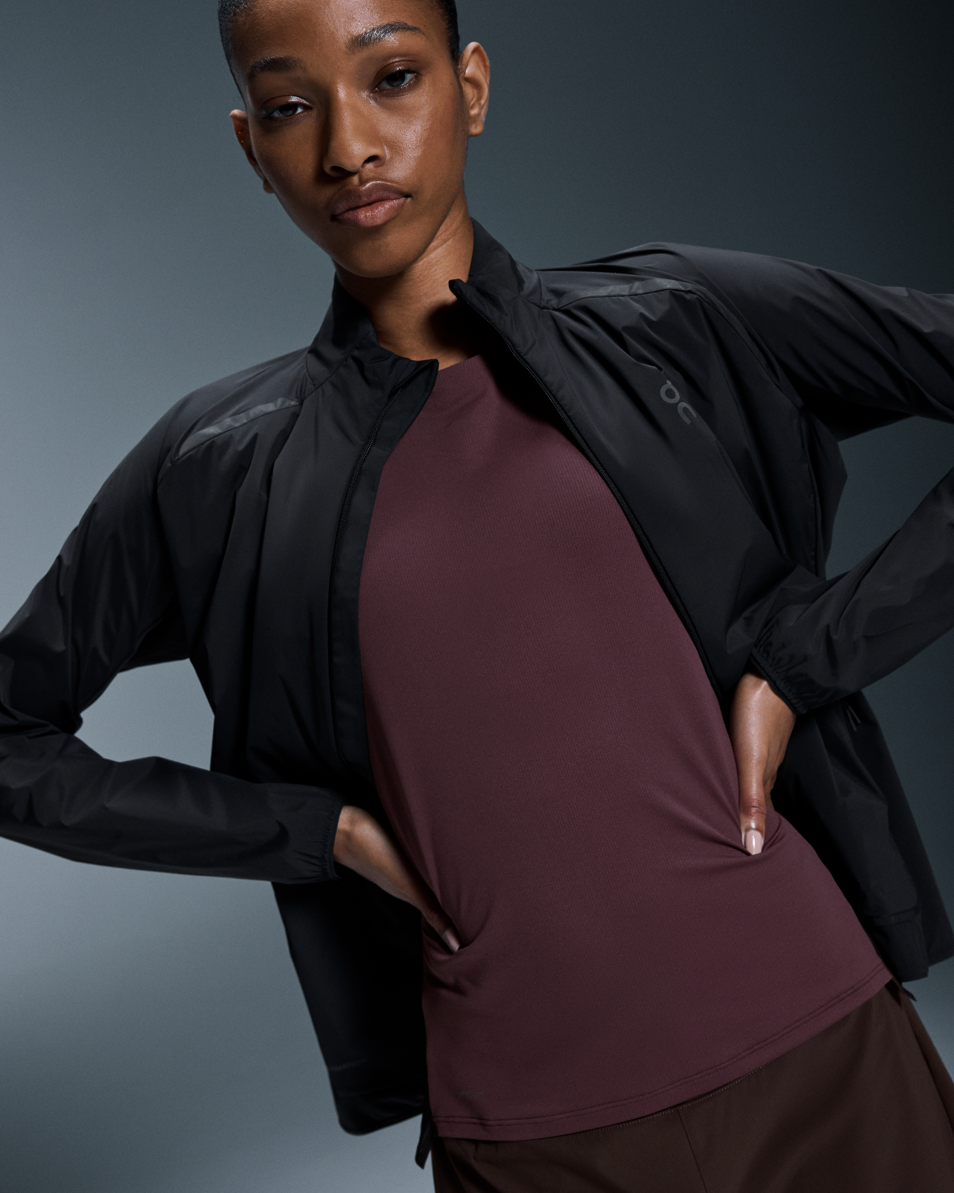 On Weather Jacket Insulated Black Women Jackets
