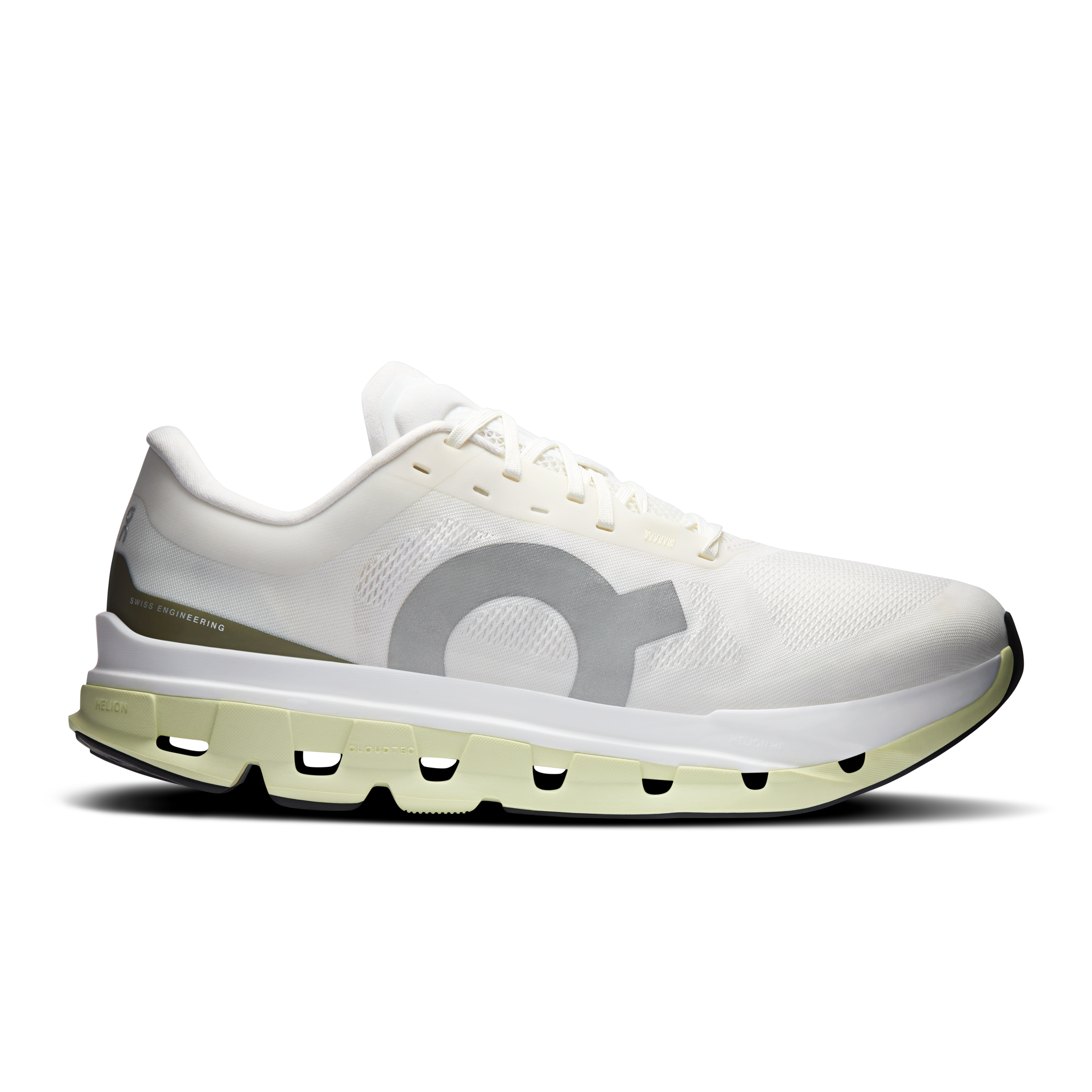 On Cloudflow 5 Ivory & Linen Men – Tempo runs, intervals, fast ride Shoes