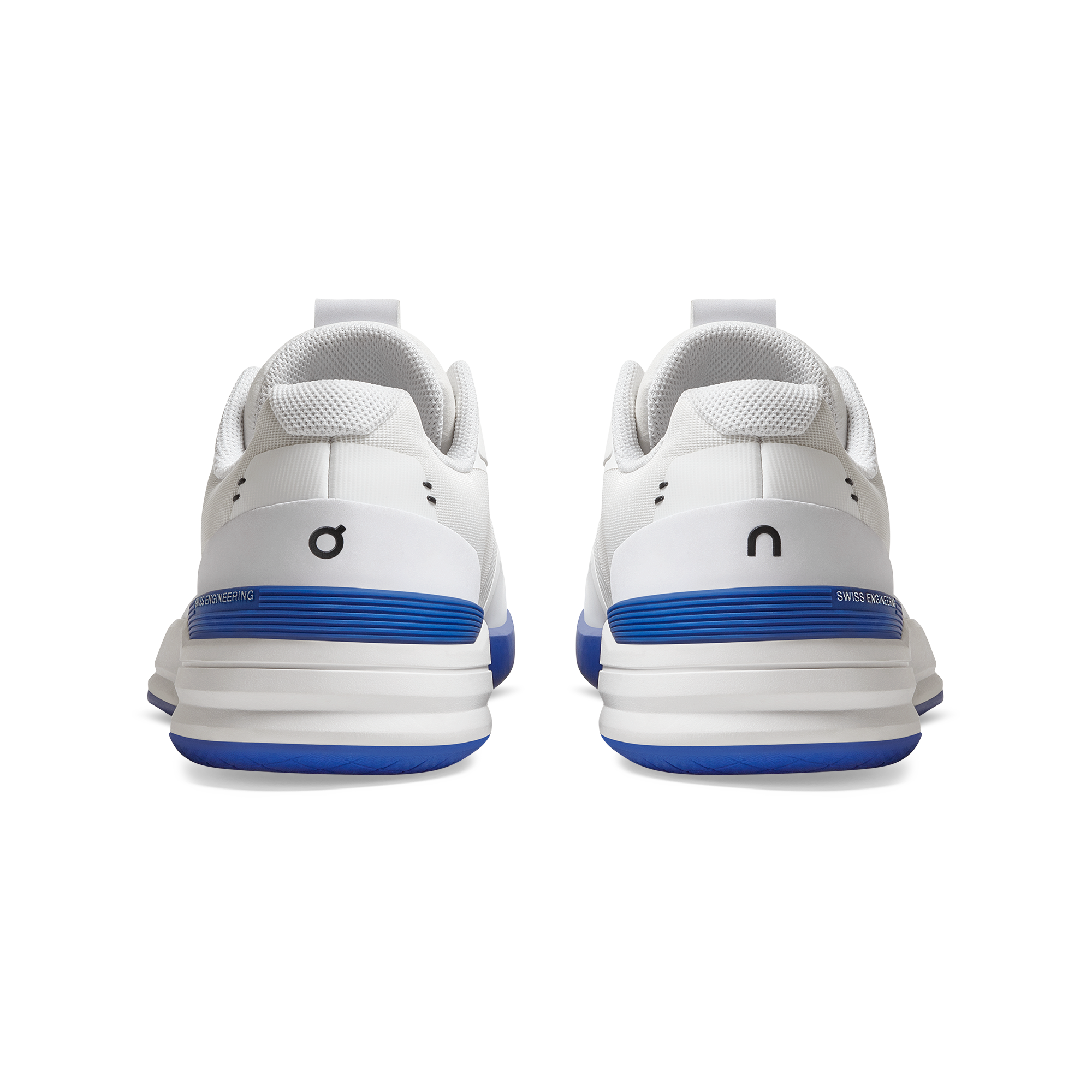 The Roger Pro in the Indigo White colorway, shot from behind.