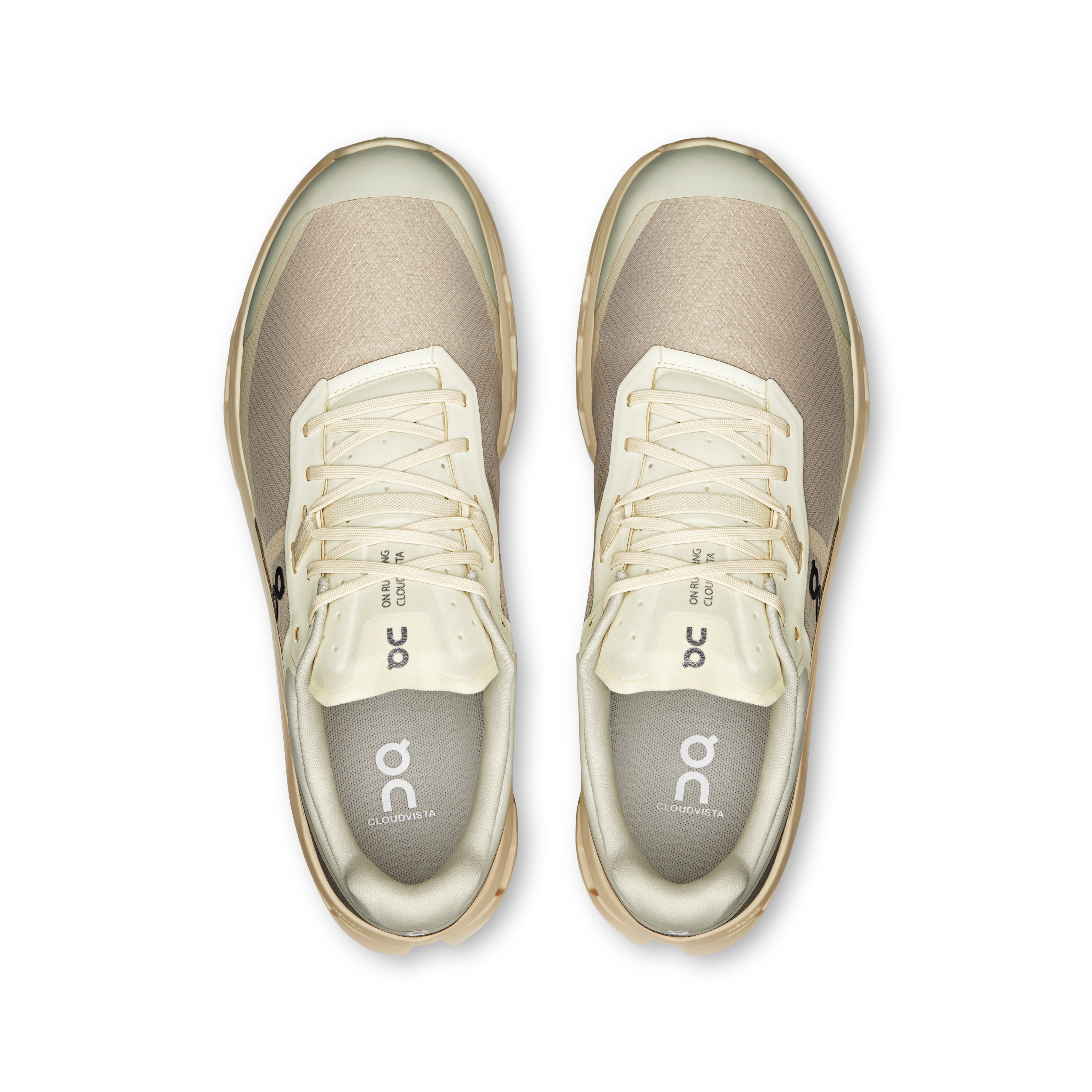On Cloudvista 2 Cream & Desert Men Trail running Shoes