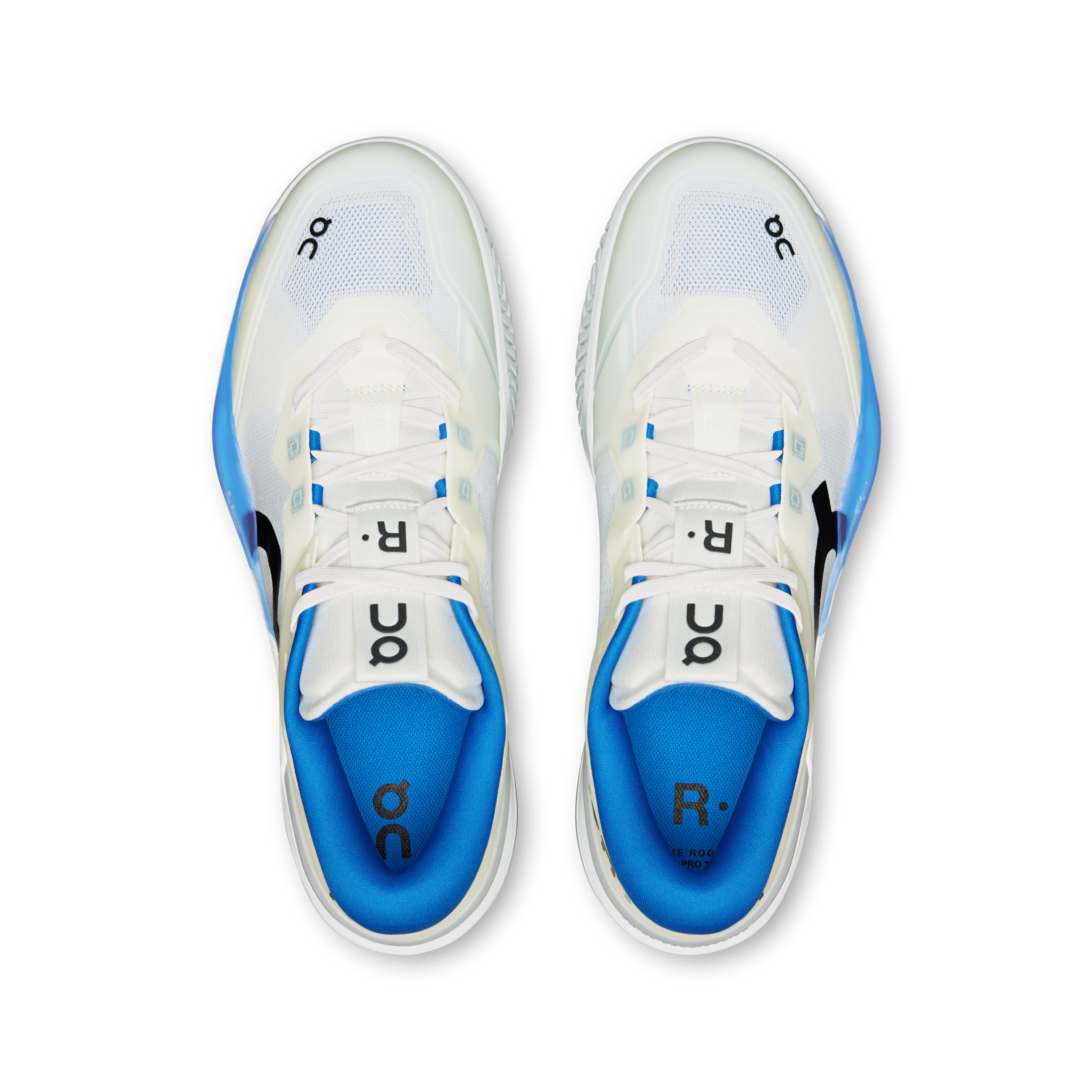 On THE ROGER Pro 3 Clay Ivory & Jay Men Tennis Shoes
