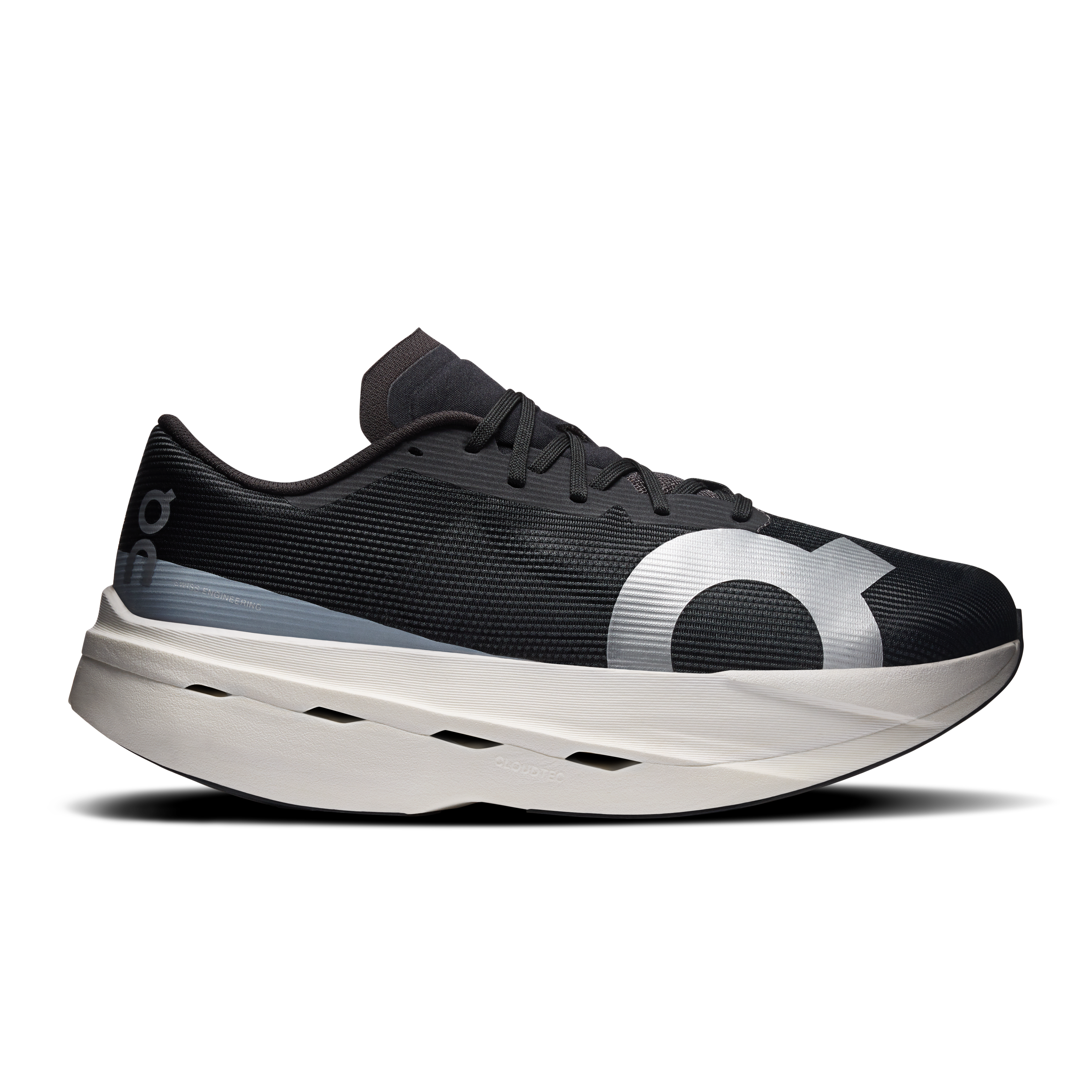 Cloudboom Volt Road Running Shoe in White/Black