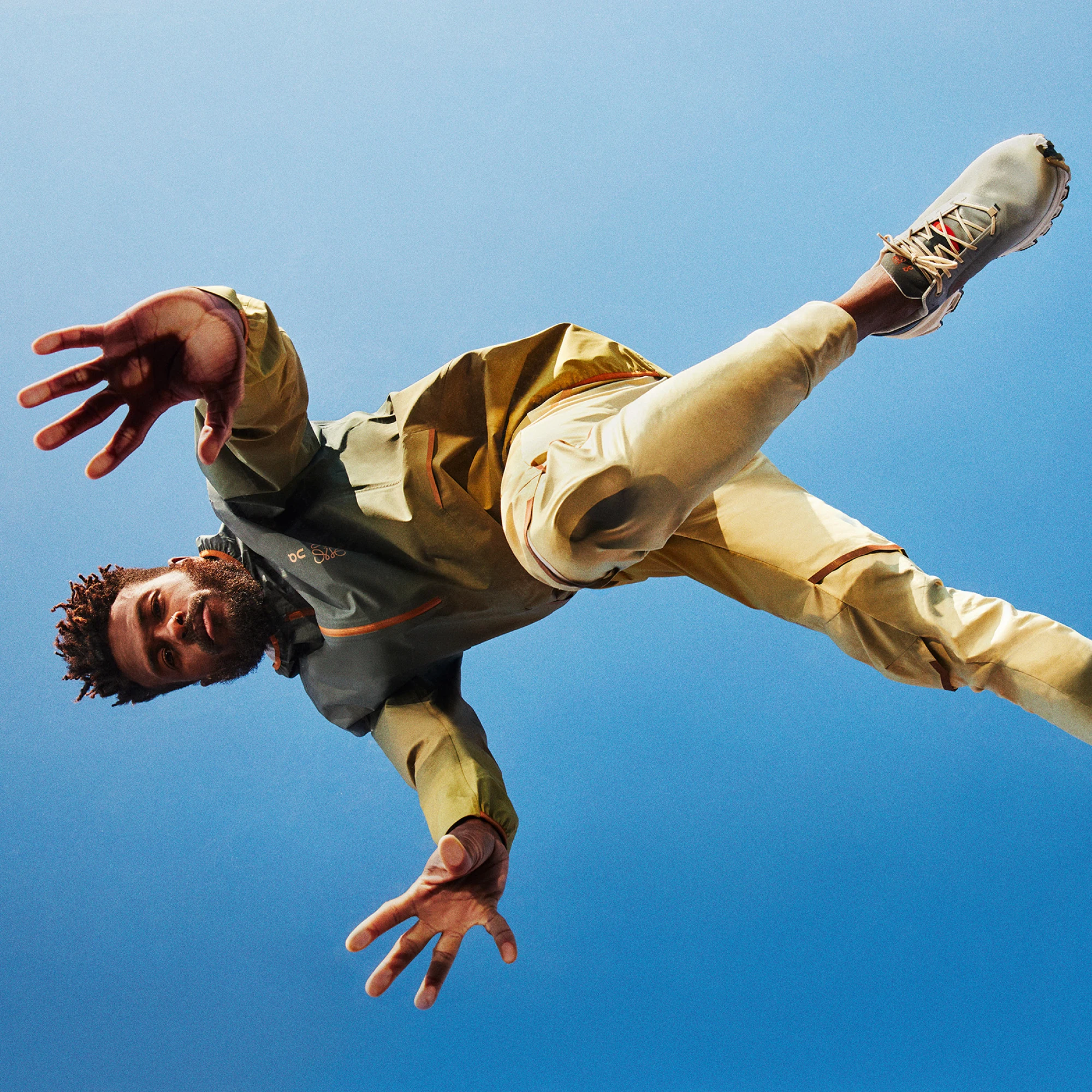On Running Pants LOEWE Gradient Khaki Men Pants