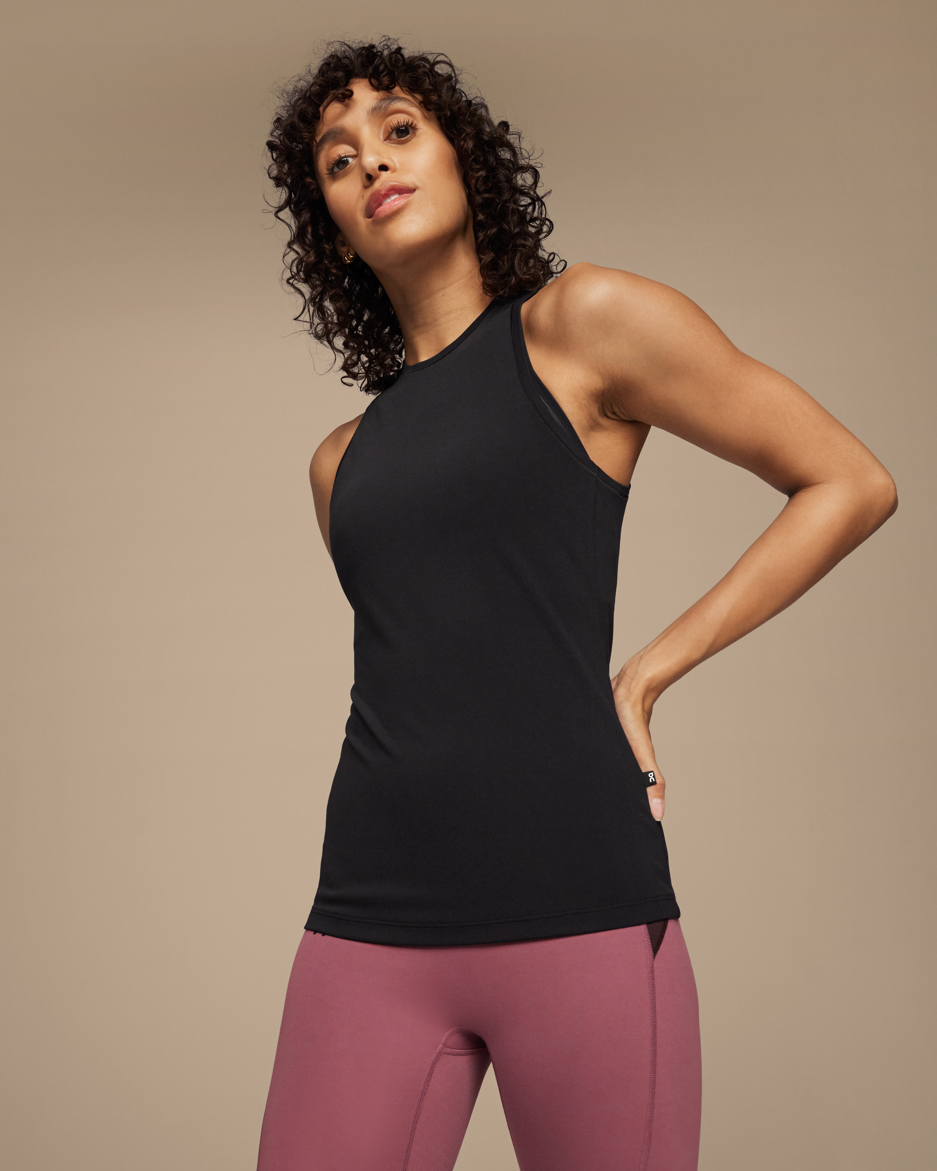 On Movement Tank Black Women Tops and t-shirts