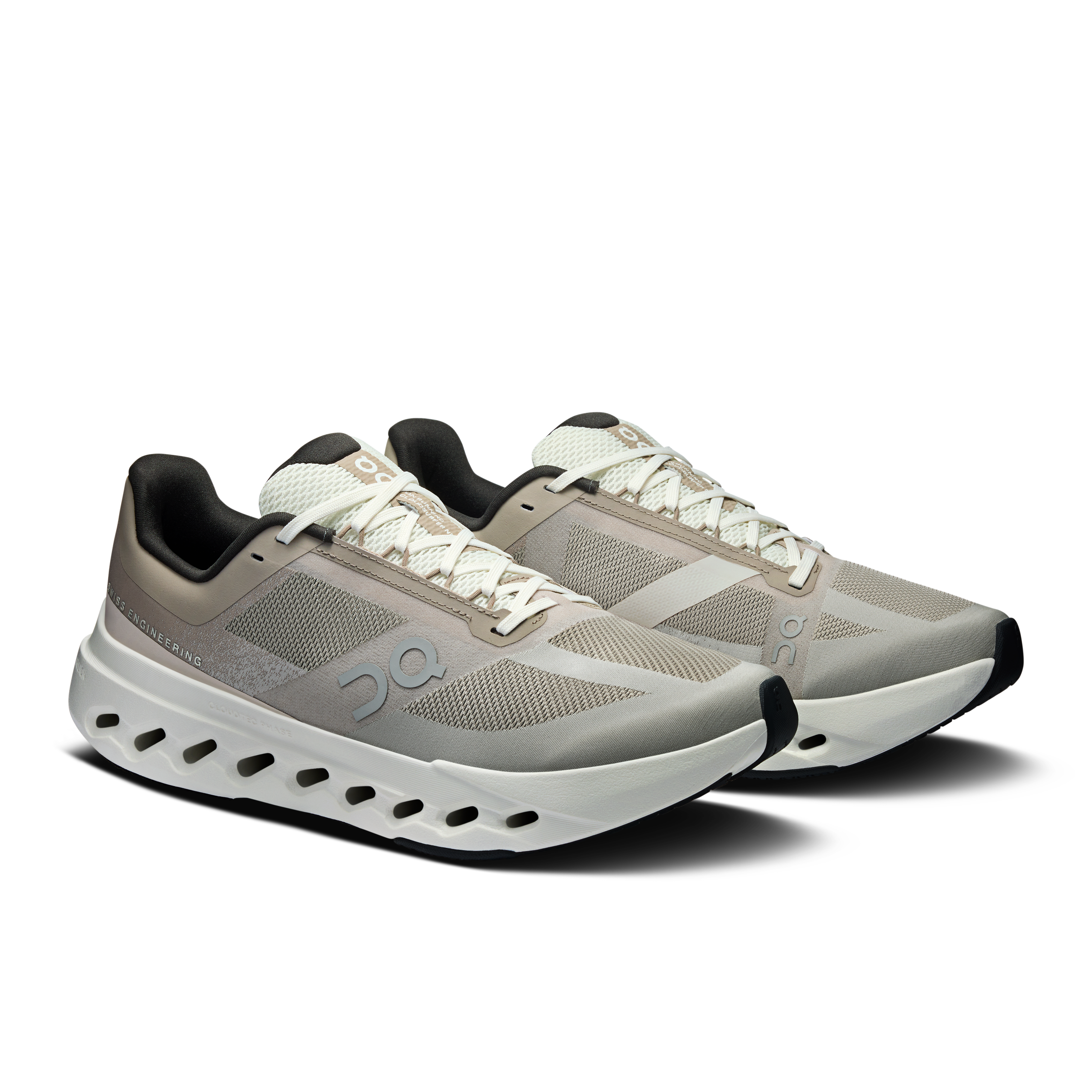 On Cloudsurfer Next Fog & Ivory Men Road running Shoes