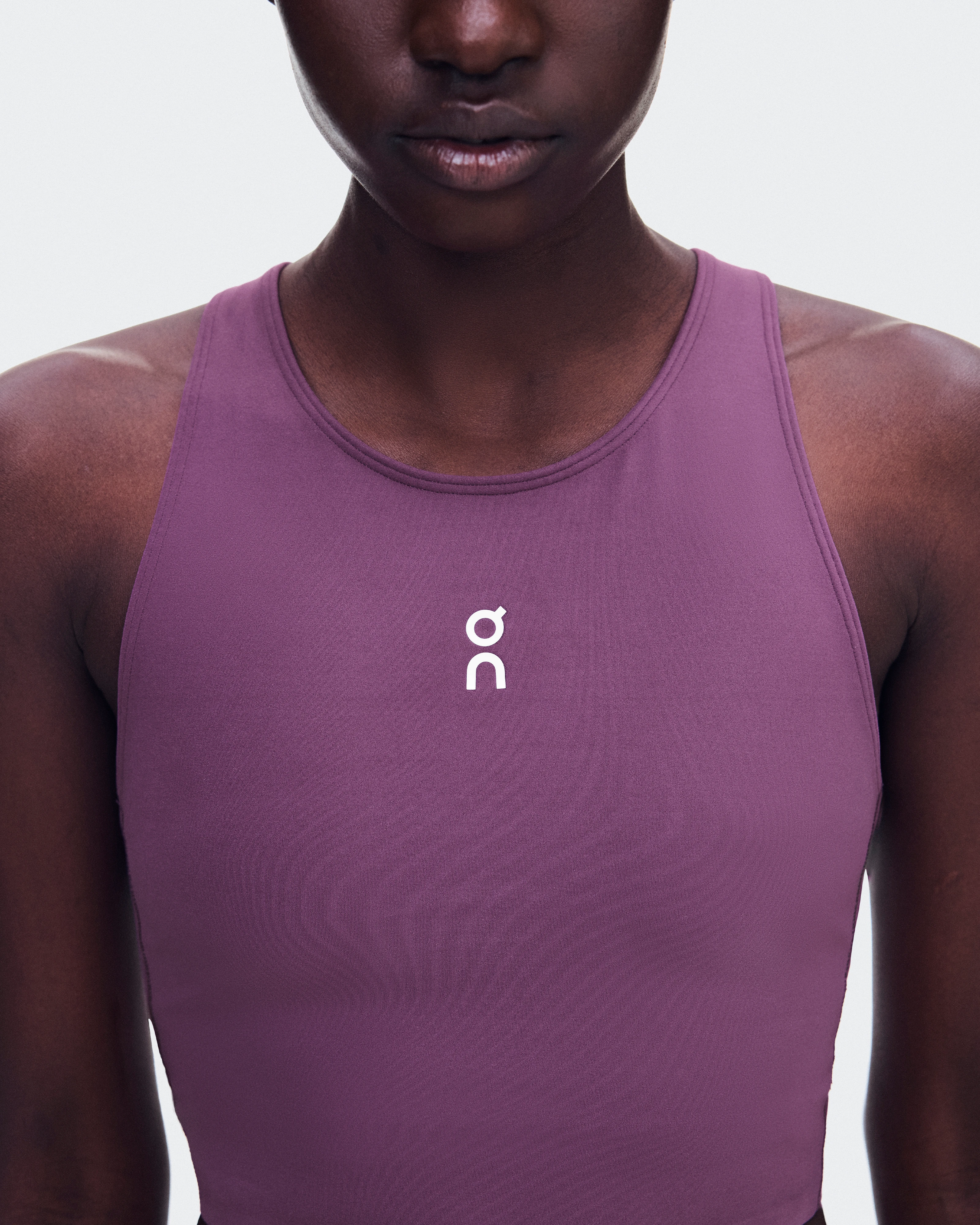 On Court Crop Top Cassis Women Tops and t-shirts