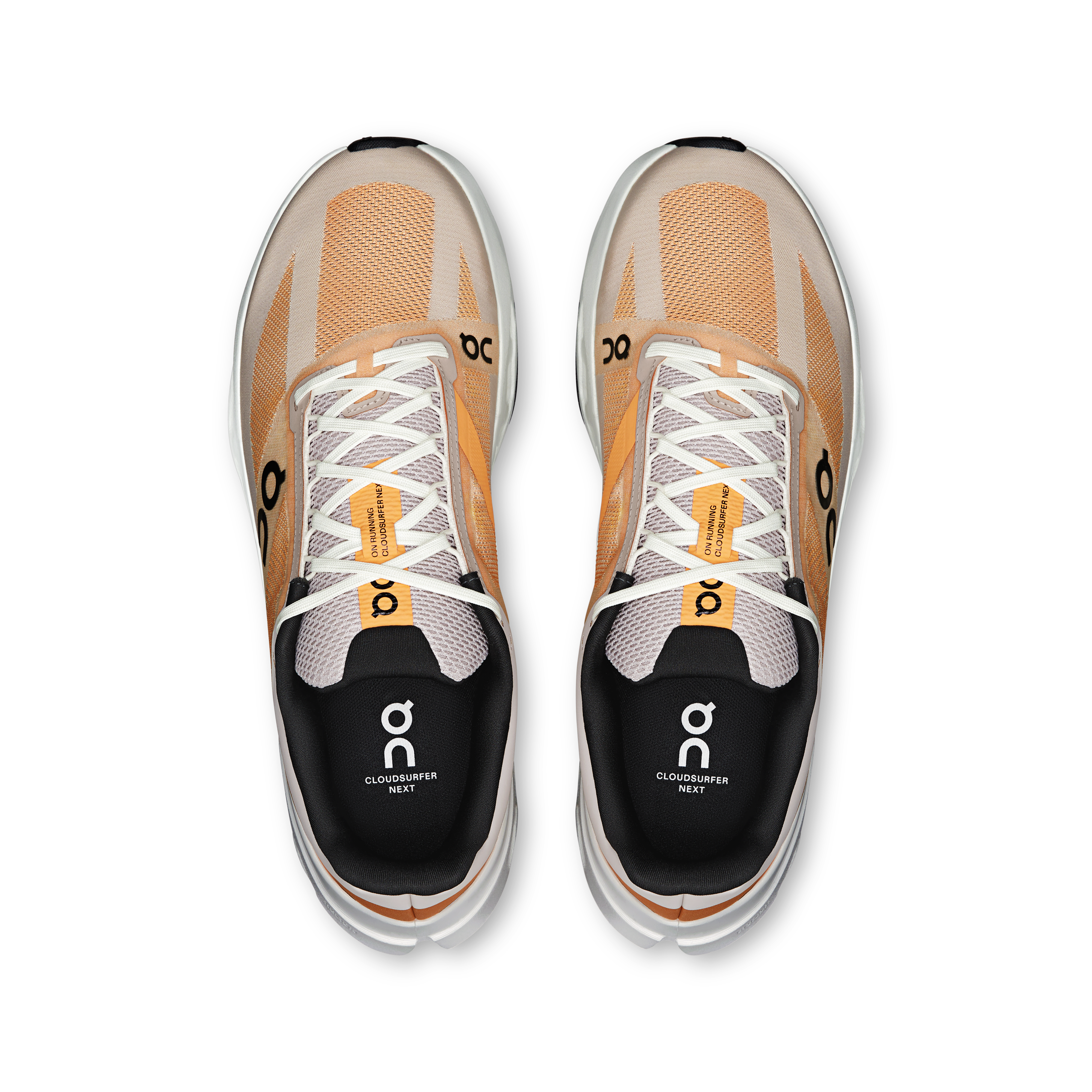On Cloudsurfer Next Tangerine & Ivory Men Road running Shoes