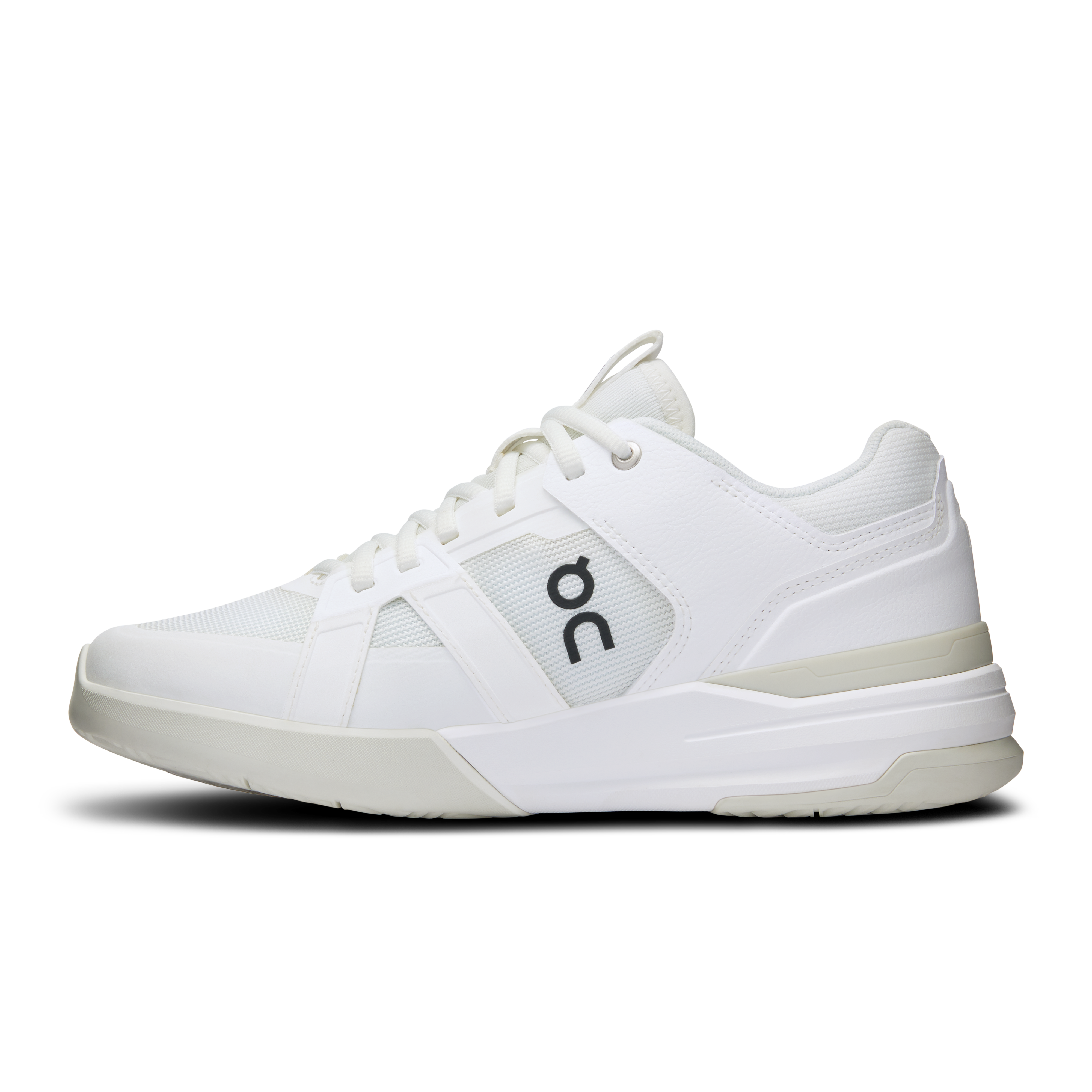 On THE ROGER Clubhouse Pro White & Ice Women Tennis Shoes