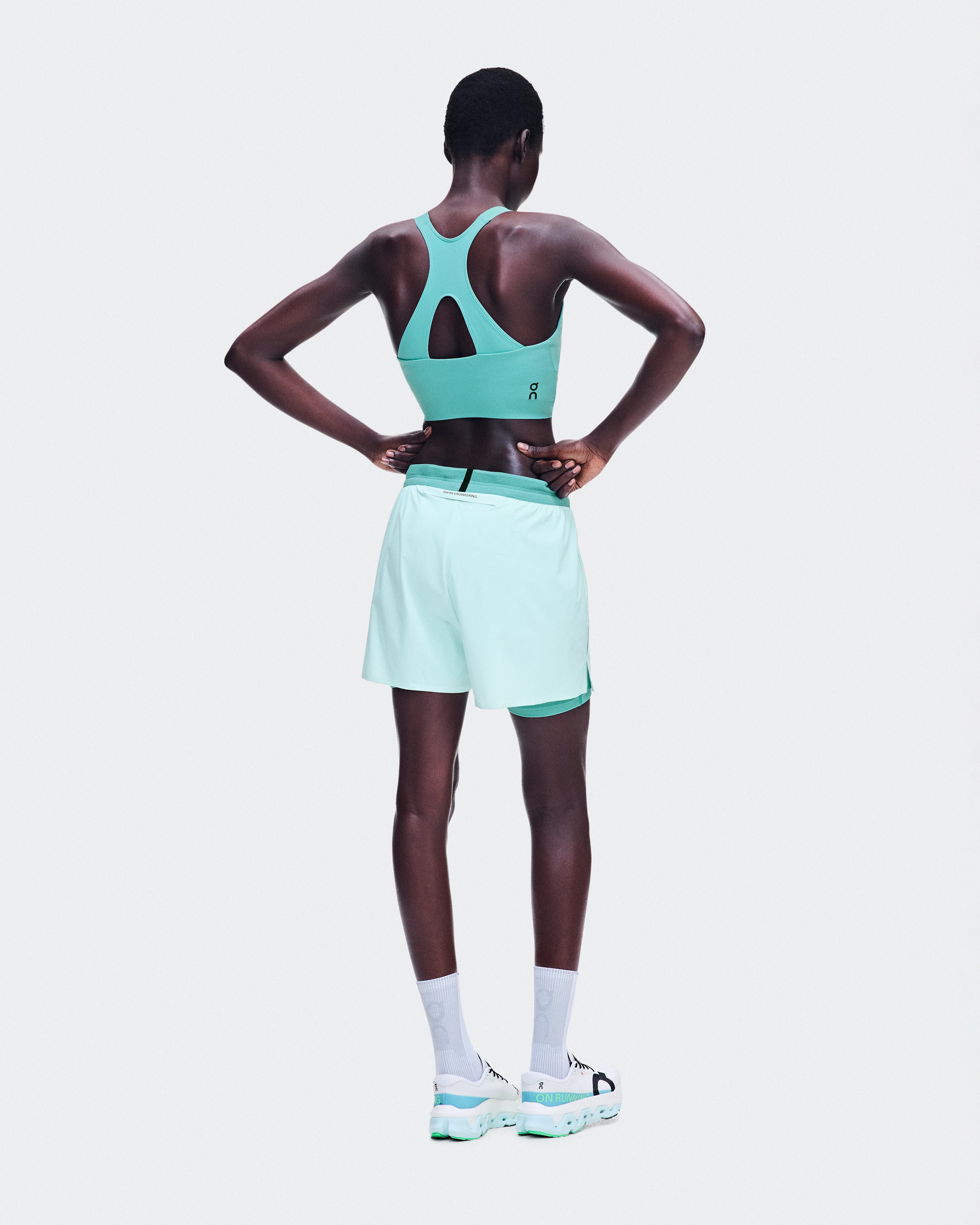 On Performance Crop Aquamarine Women Tops and t-shirts