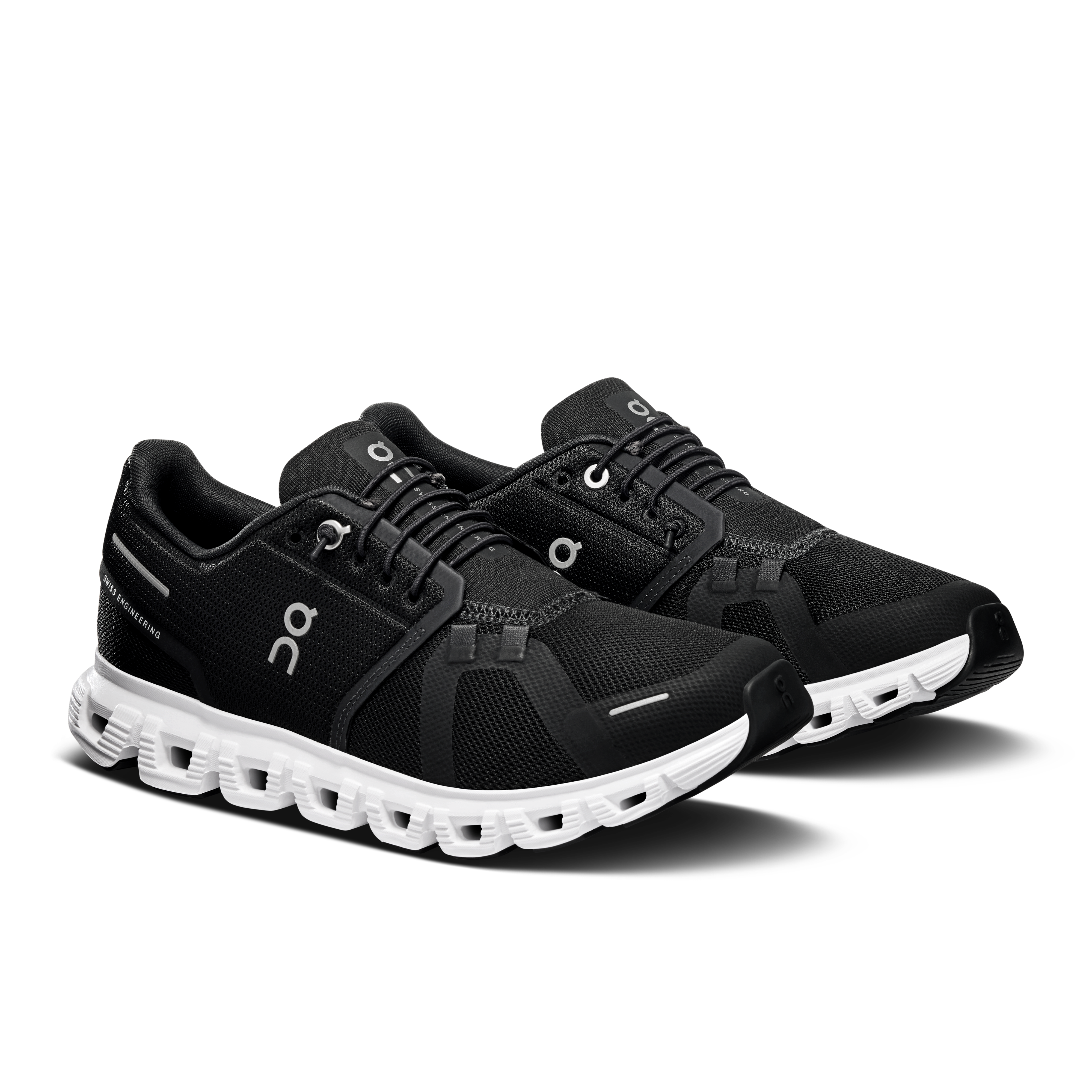 On Cloud 6 Wide Black & White Women Active life Shoes