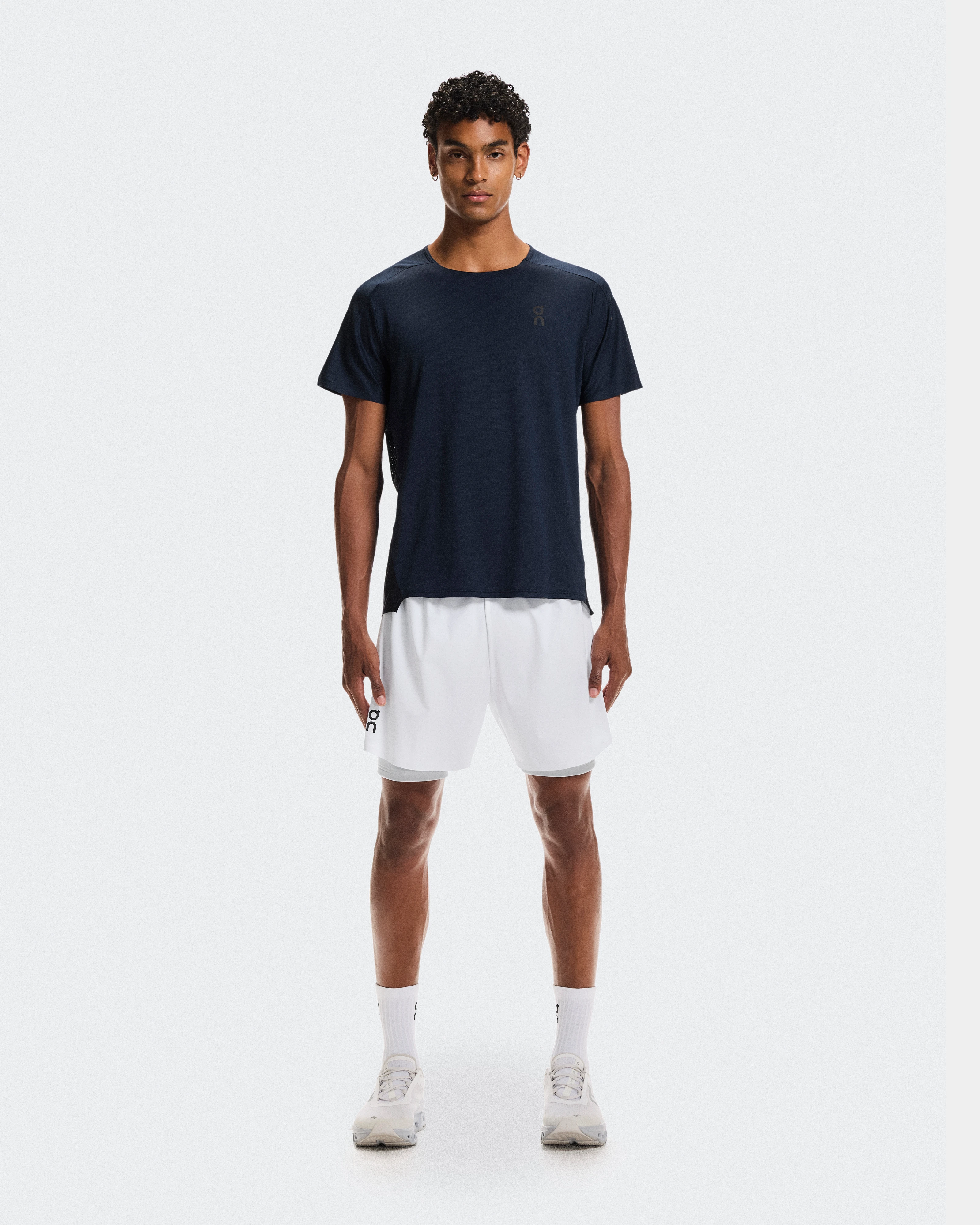On Performance-T Navy & Black Men Tops and t-shirts