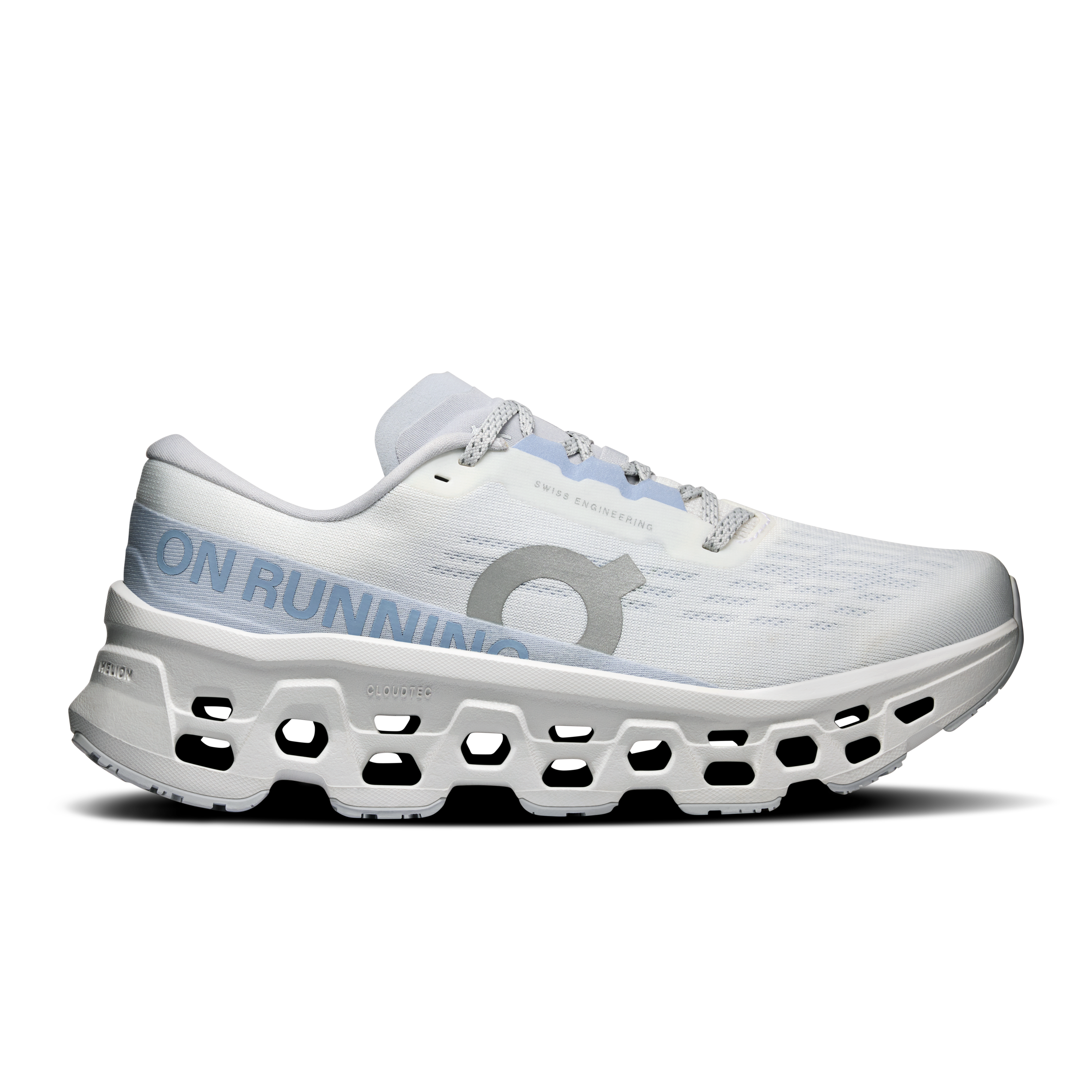 Cloudmonster 3 Road Running Shoe in White/Frost