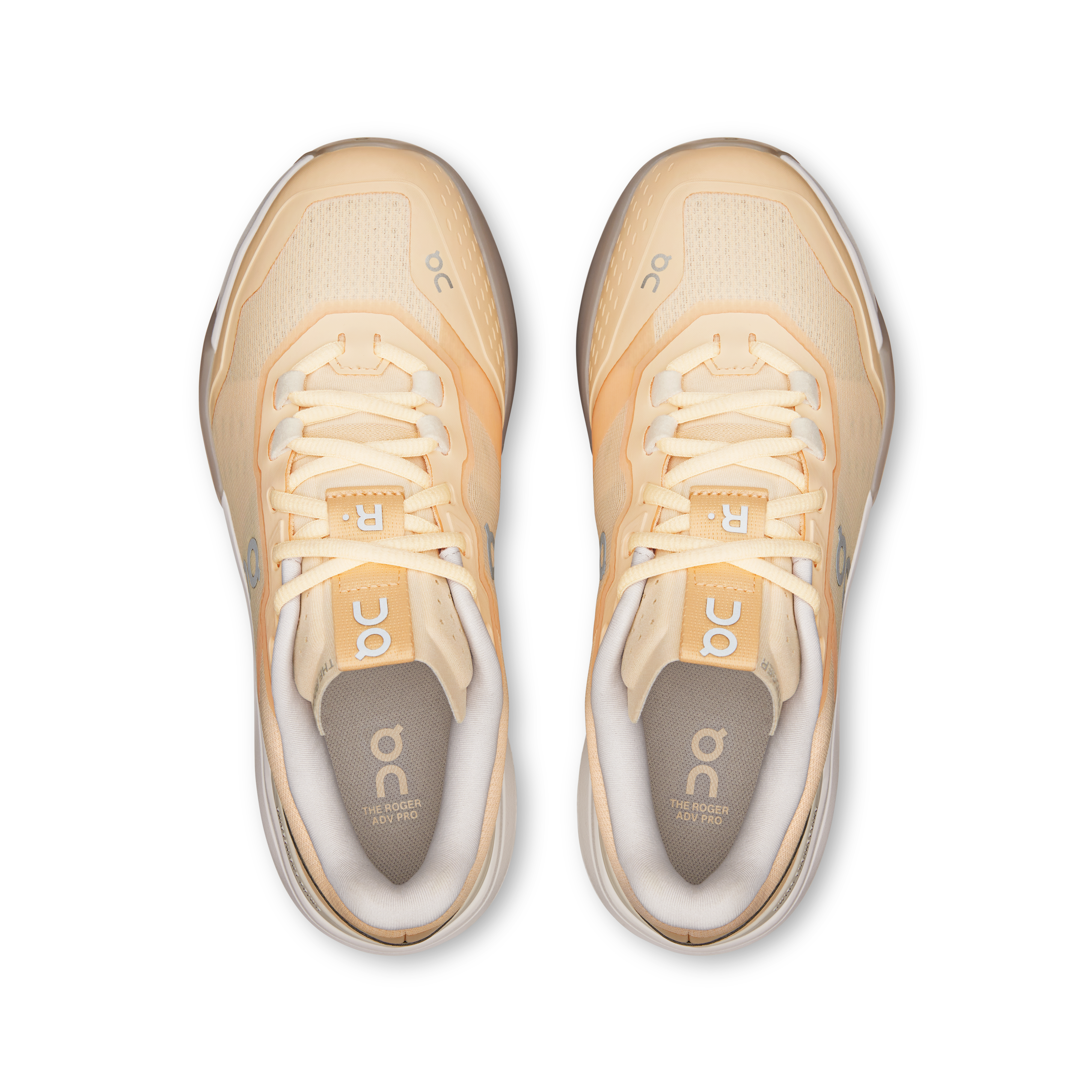 On THE ROGER Advantage Pro Blonde & Gardenia Women Tennis Shoes