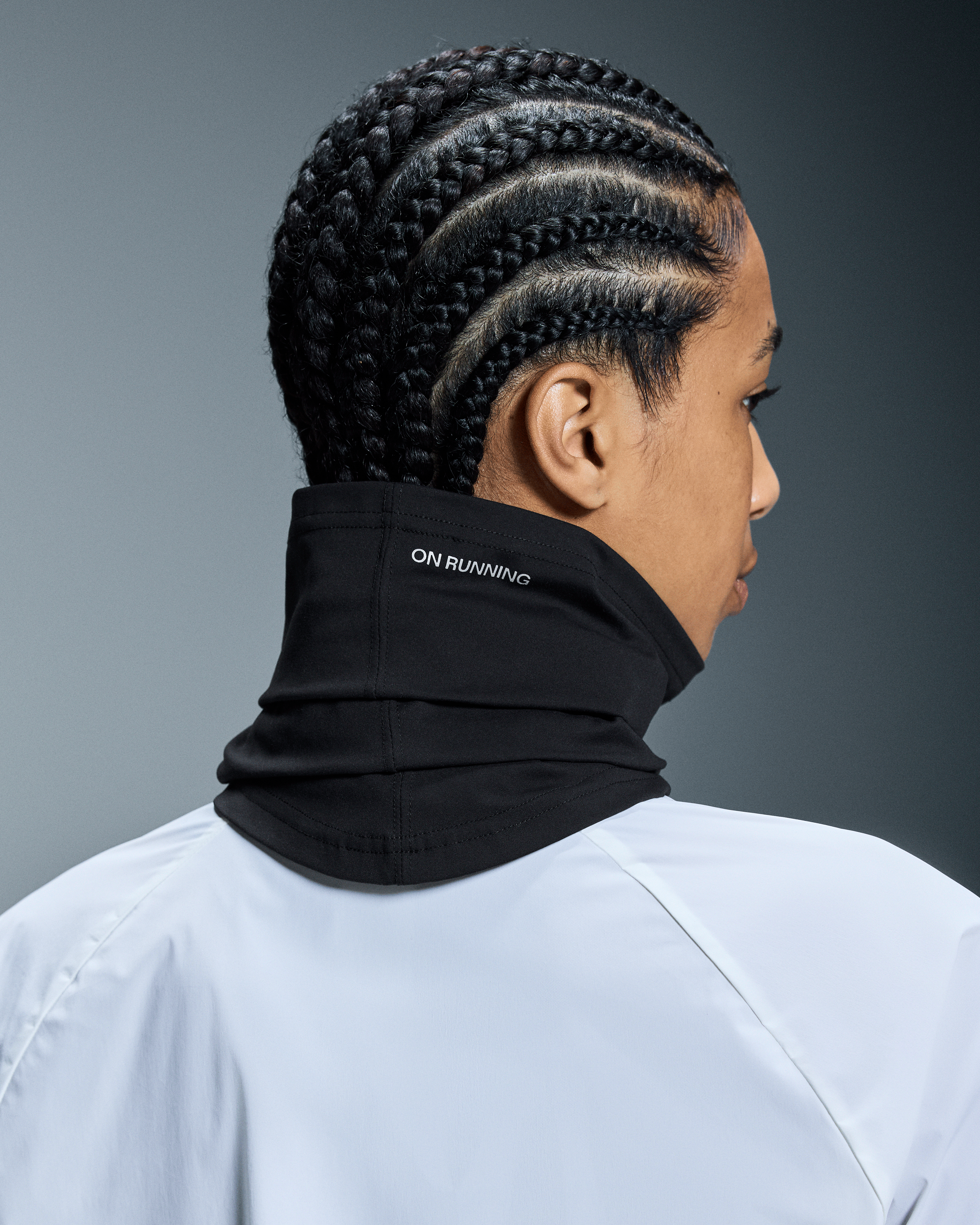 On Core Neck Gaiter Black Unisex Scarves and neck gaiters