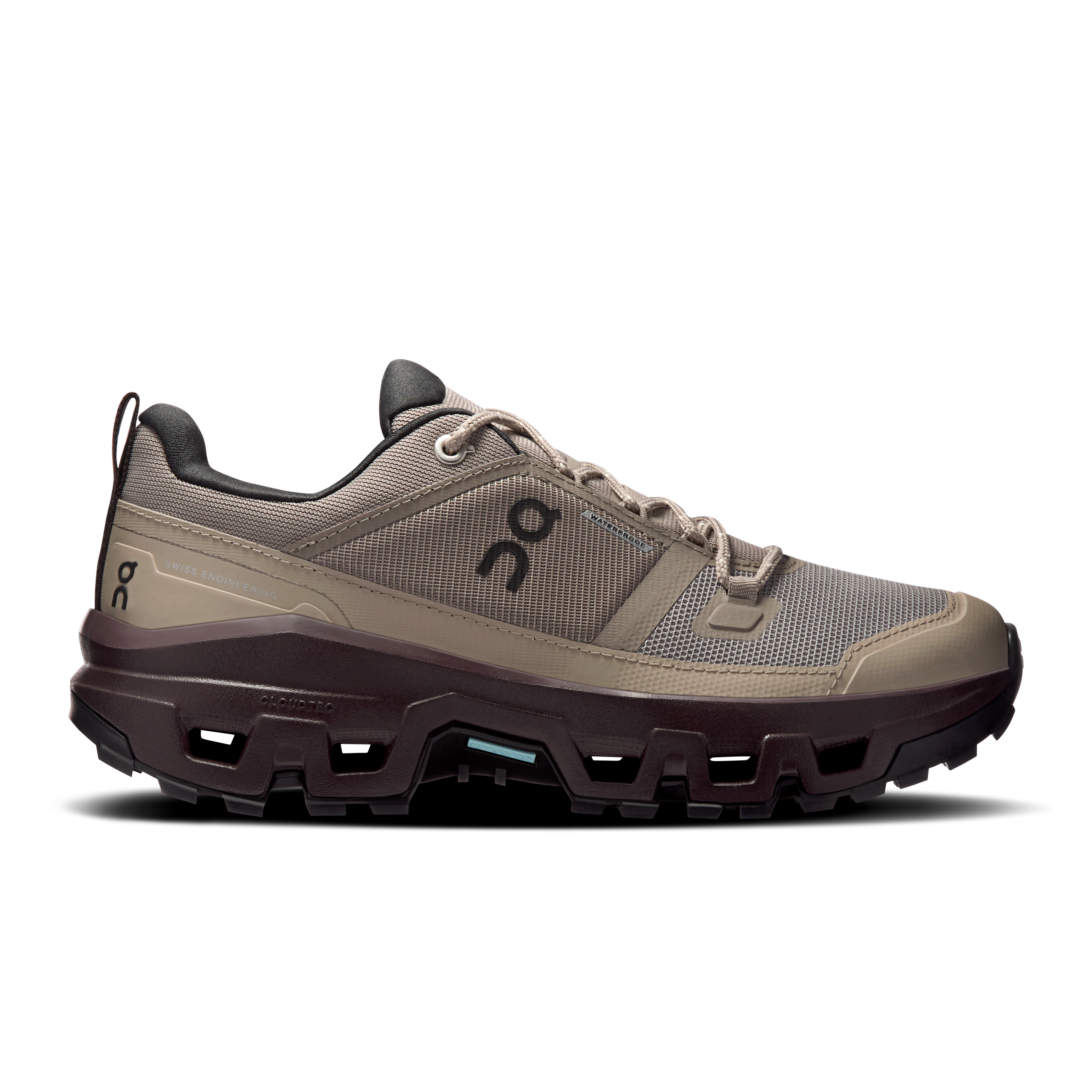 Cloudrock Low Waterproof Hiking Shoe in Cinder/Ox