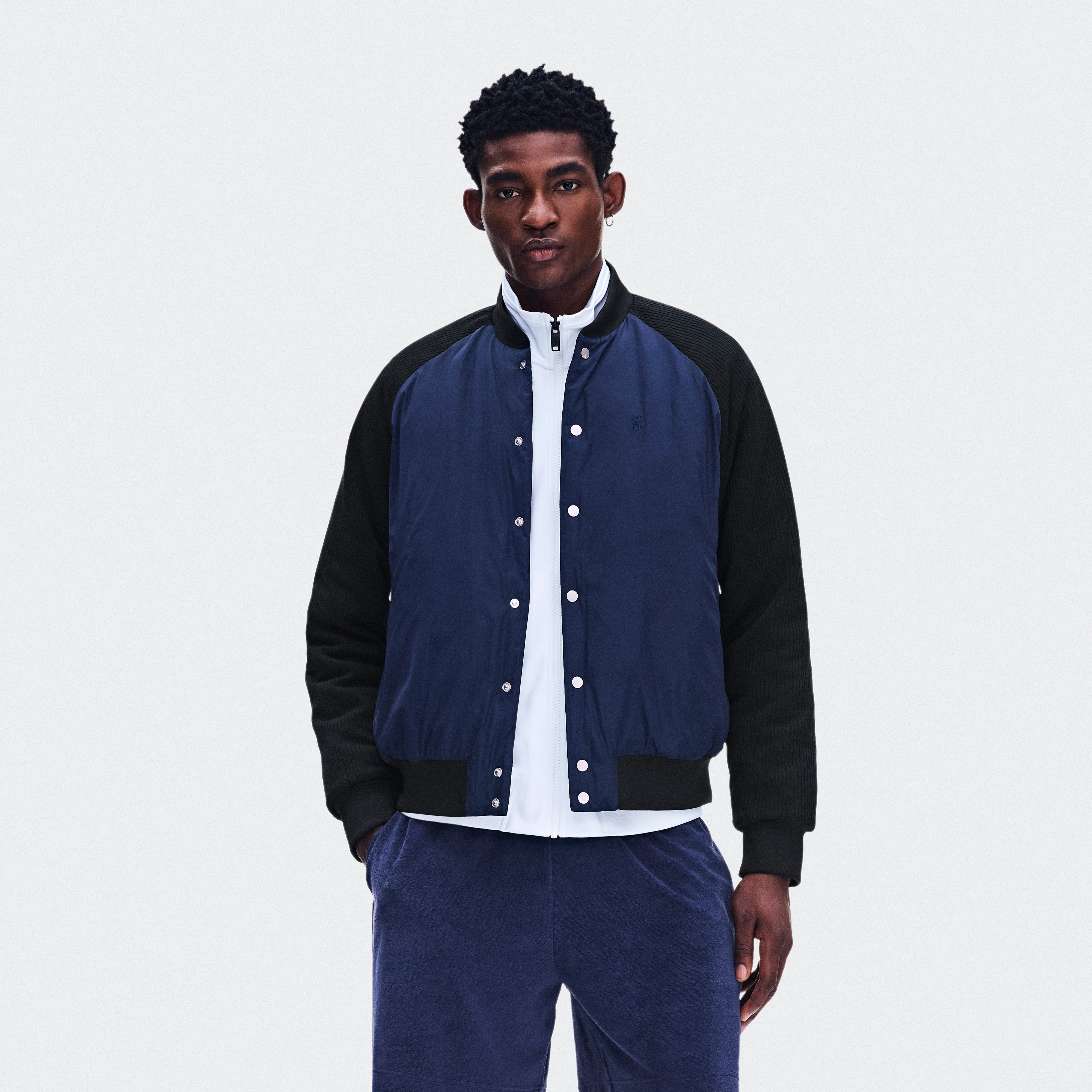 On Courtside Bomber Inkwell & Black Men – Courtside, all-day wear Jackets