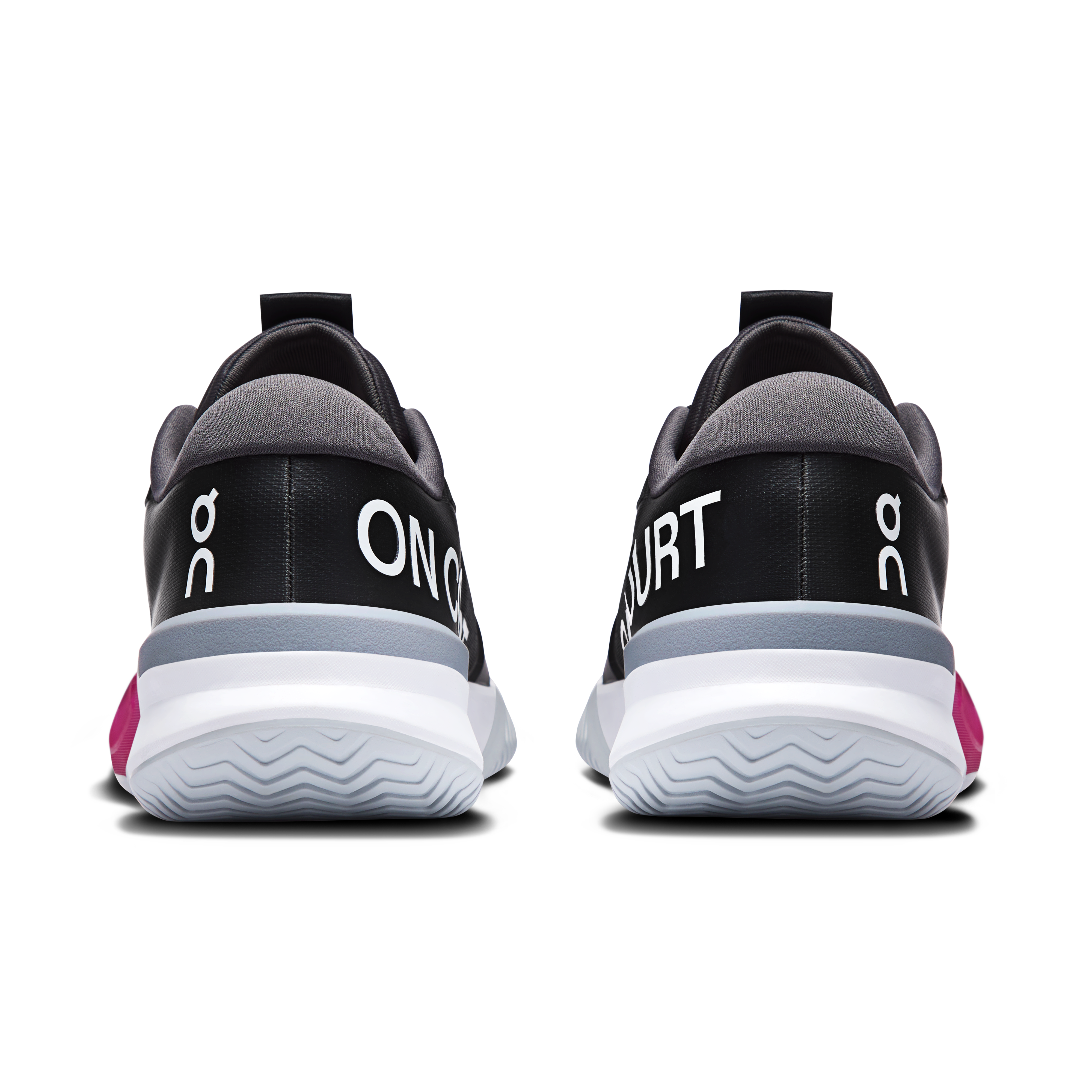 On THE ROGER Pro 3 Clay Black & Pink Men Tennis Shoes