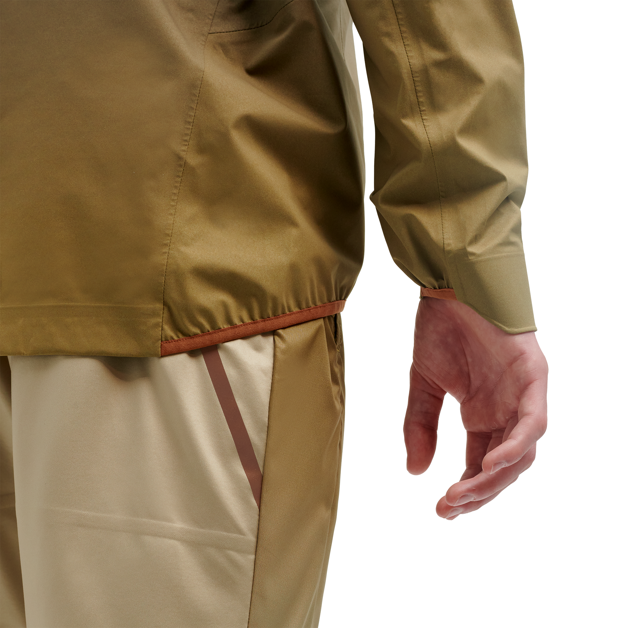 On Waterproof Anorak LOEWE Gradient Khaki Men Jackets