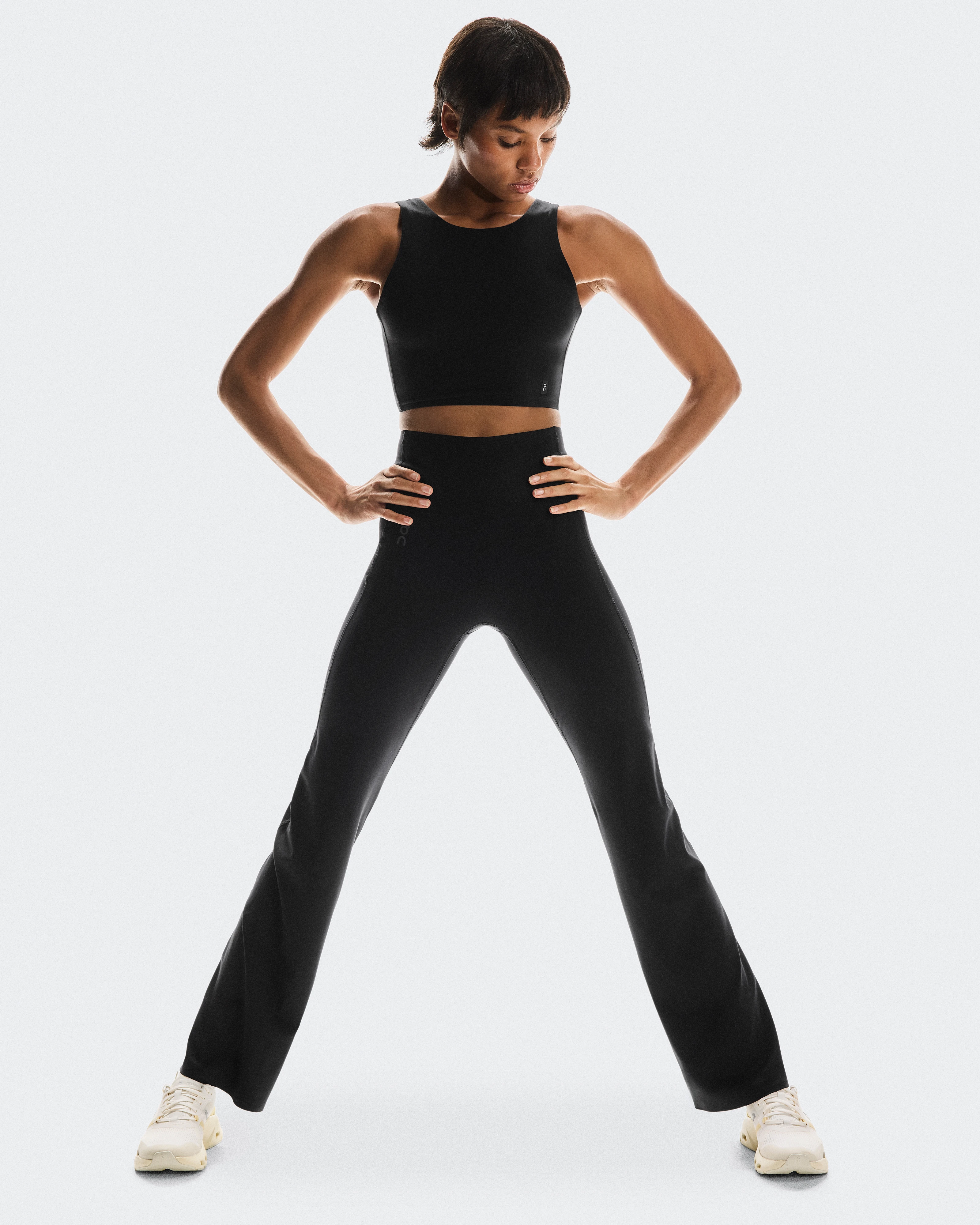 On Studio Leggings Flared Black Women Tights