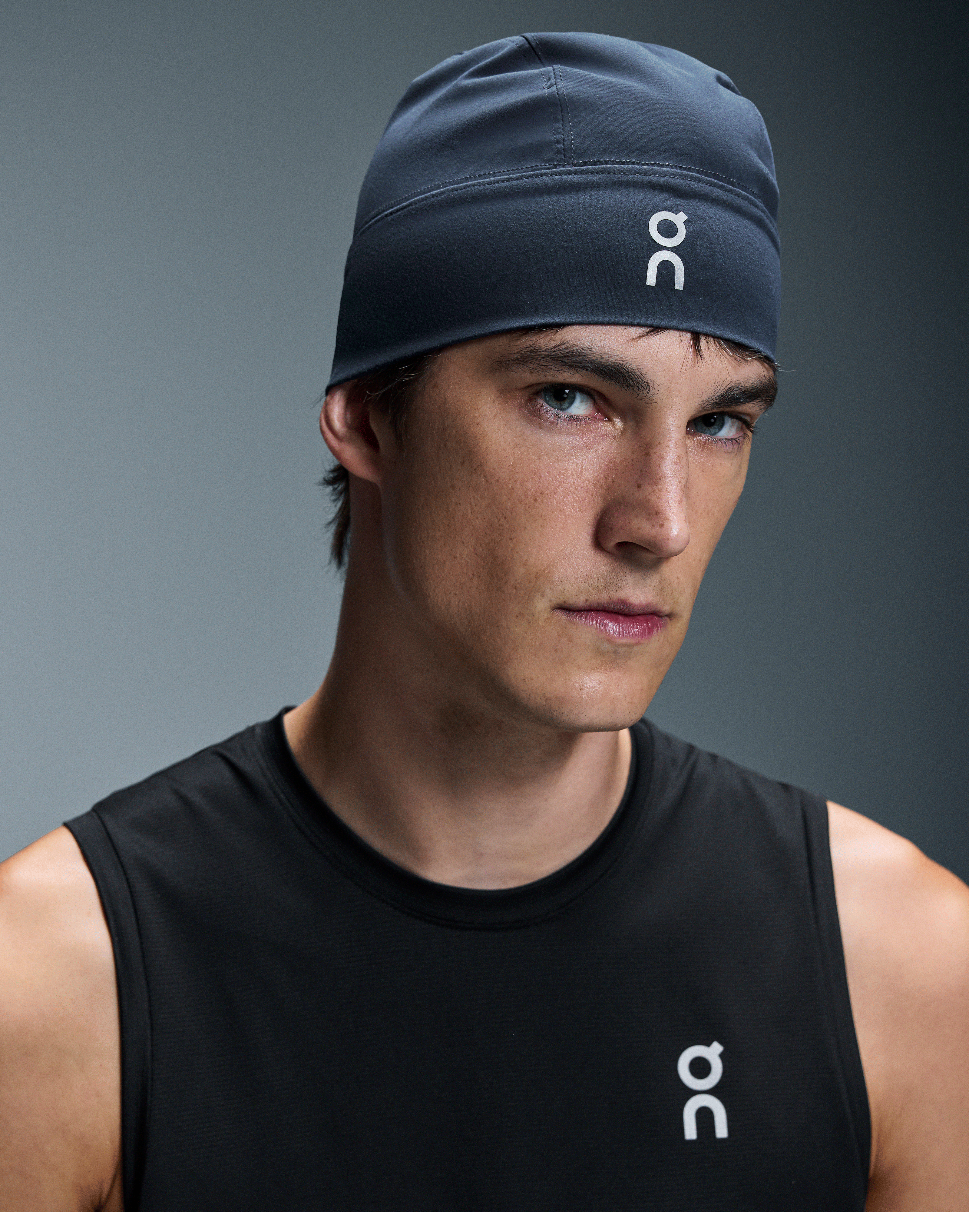 On Core Beanie Navy Unisex Headwear