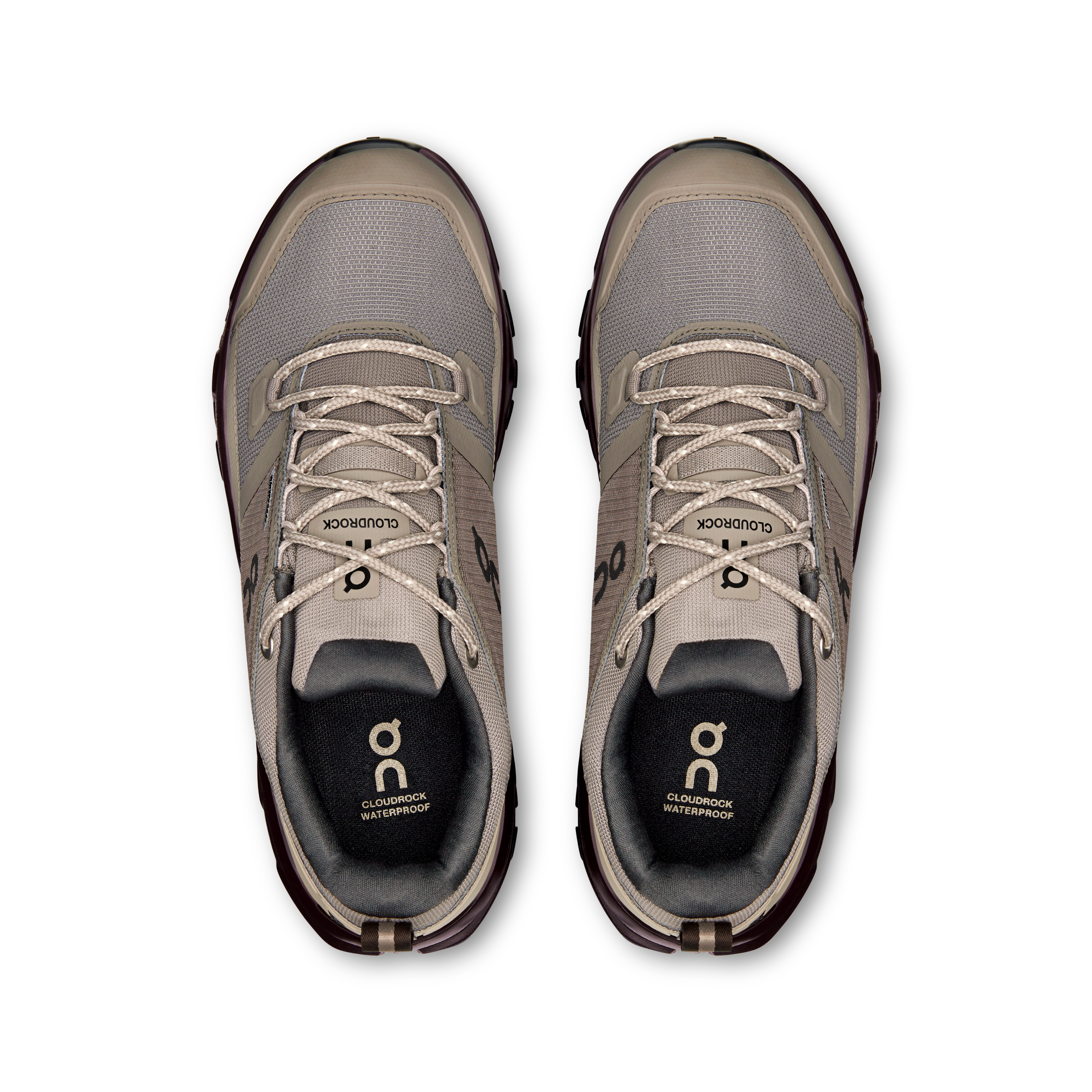 On Cloudrock Low Waterproof Cinder & Ox Women Hiking Shoes
