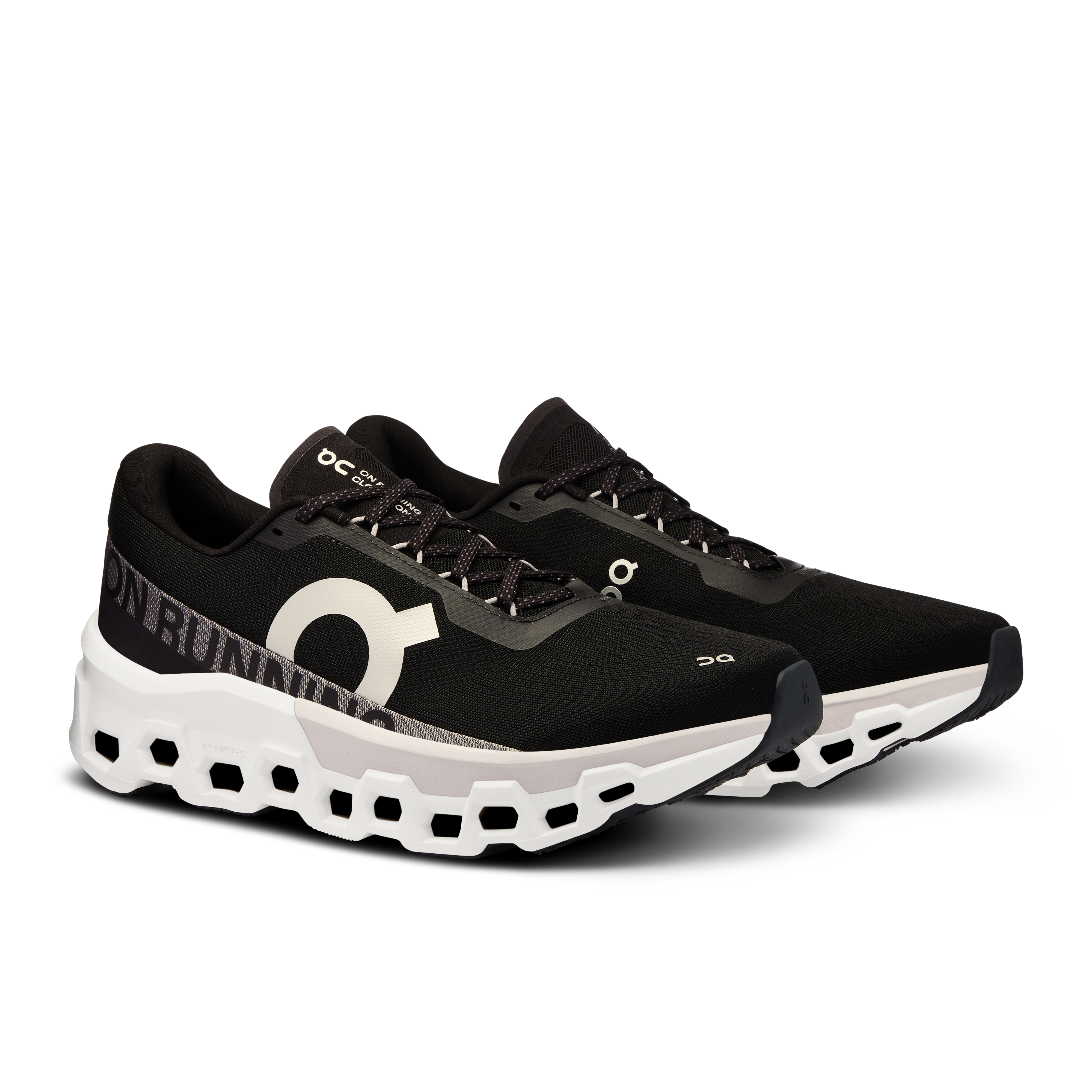 On Cloudmonster 2 Black & Frost Men Road running Shoes