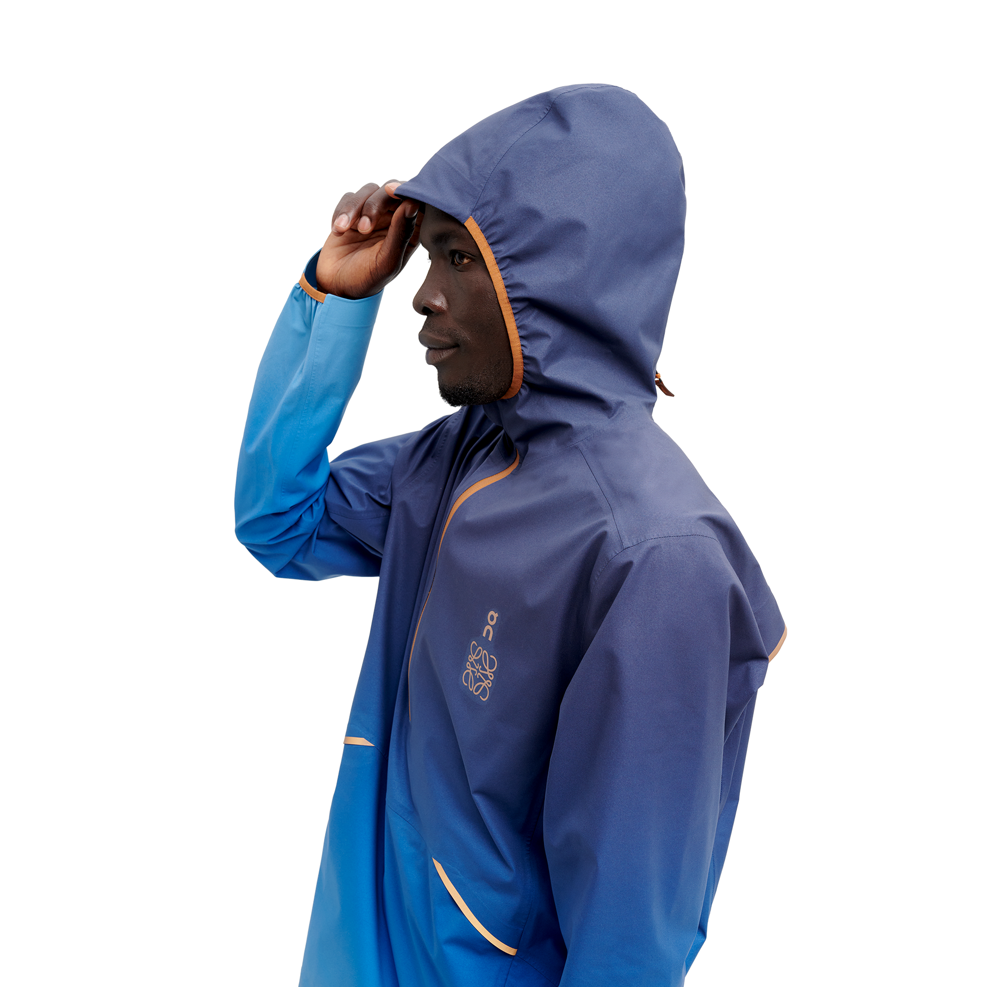 On Waterproof Anorak LOEWE Gradient Blue Men Jackets