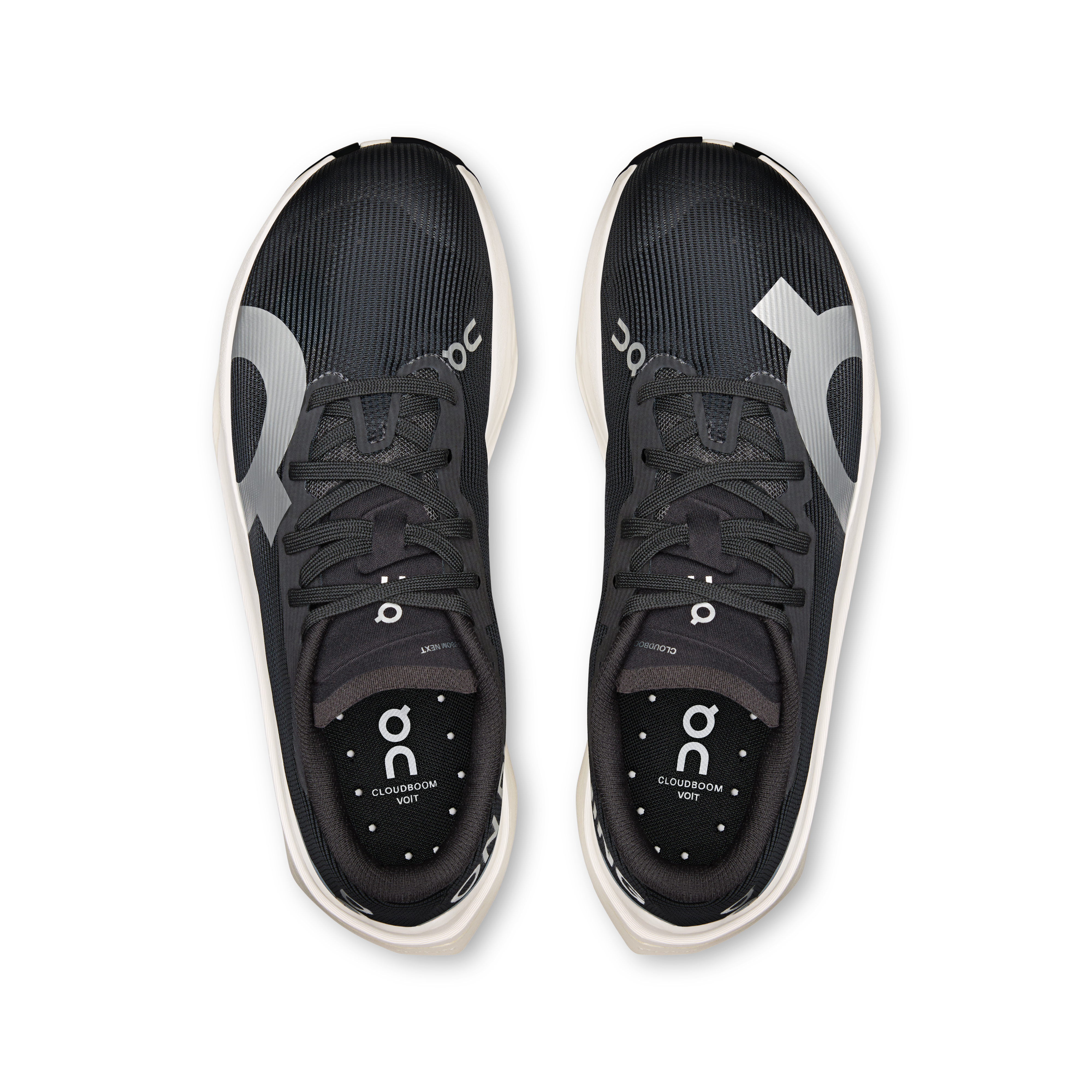 On Cloudboom Volt White & Black Women Road running Shoes