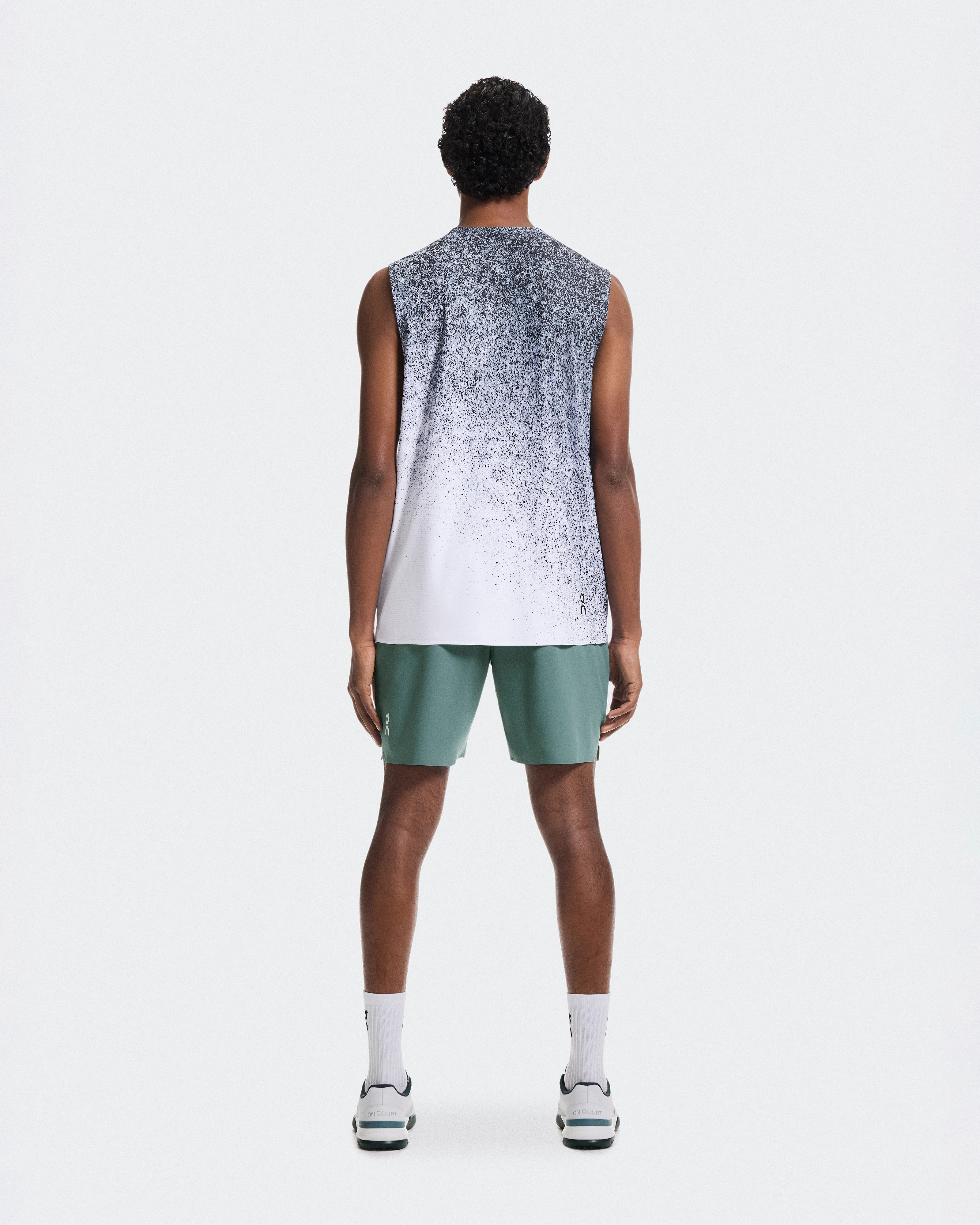 On Court Tank Fade Thistle & White Men Tops and t-shirts