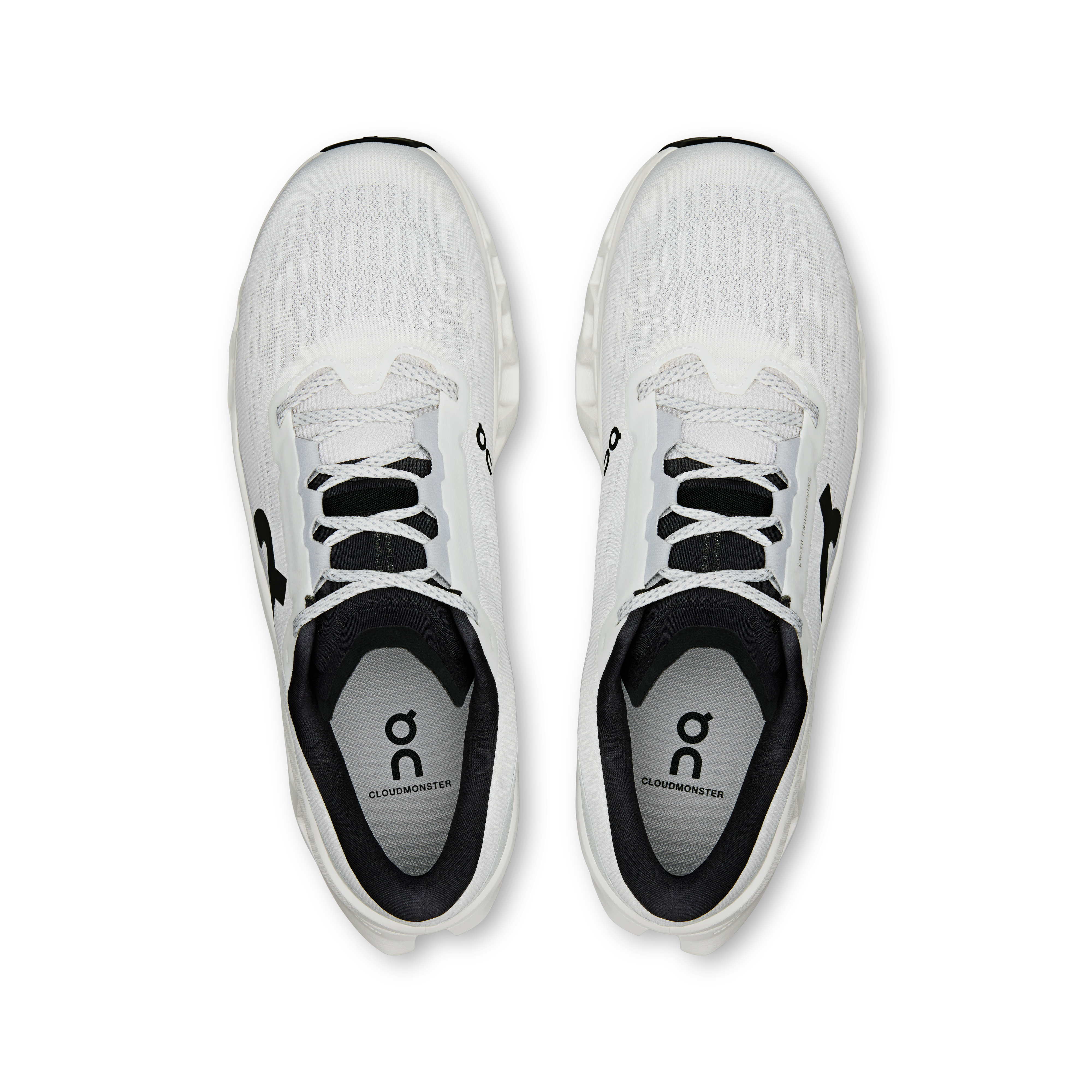 On Cloudmonster 3 White & White Men Road running Shoes