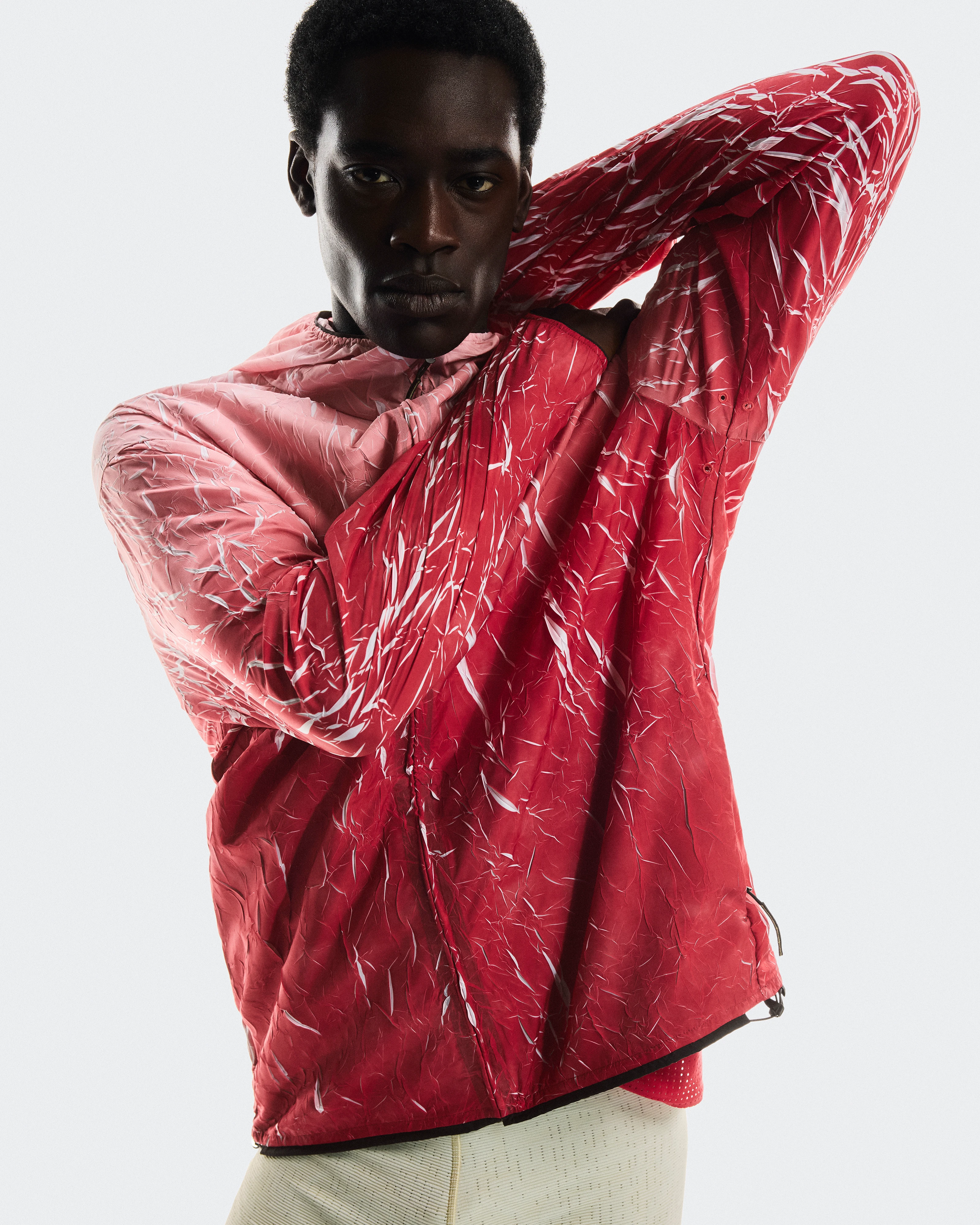 On Pace Run Jacket Red Men Jackets