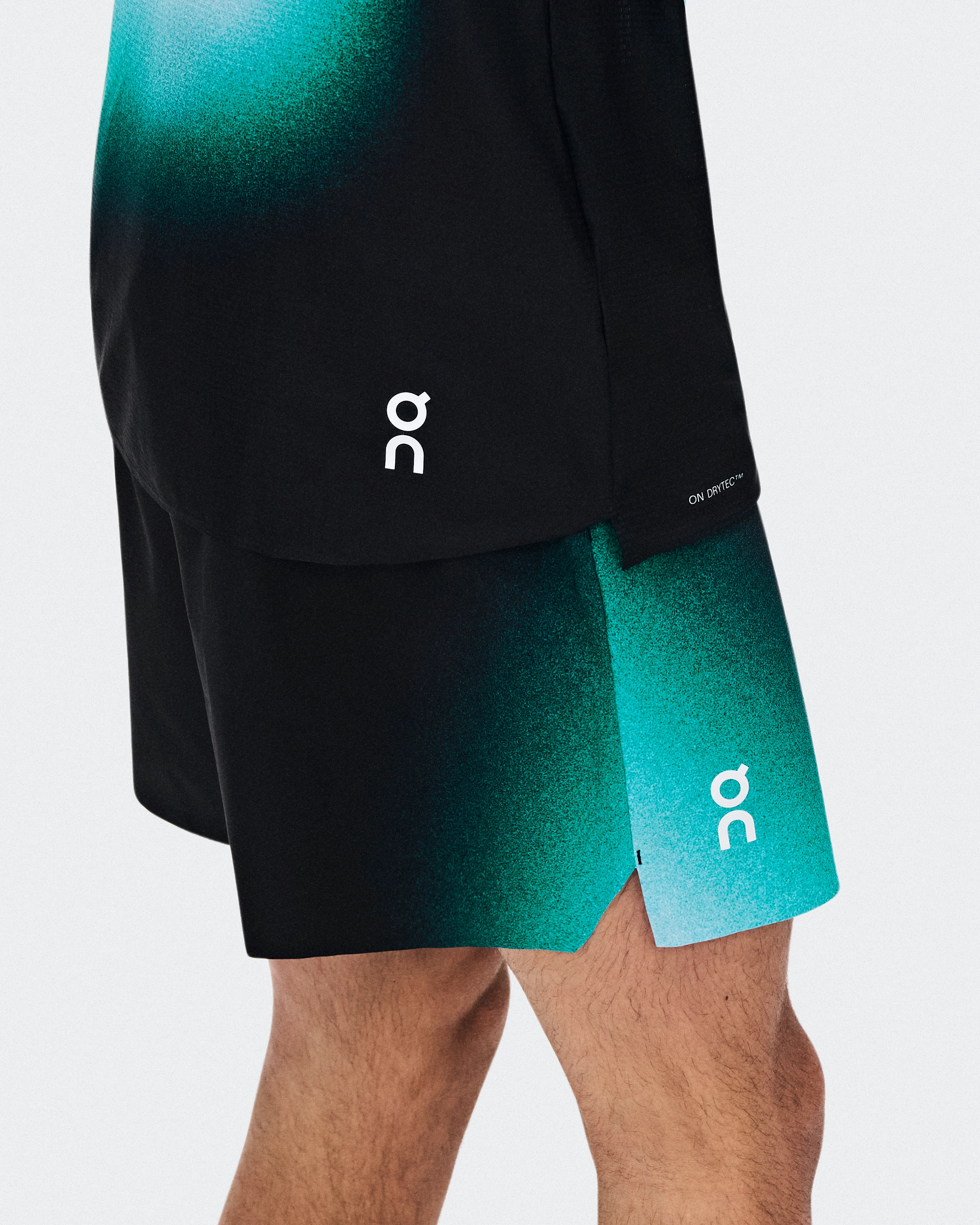 On 5" Court Shorts Swing Black & Neem Men Shorts