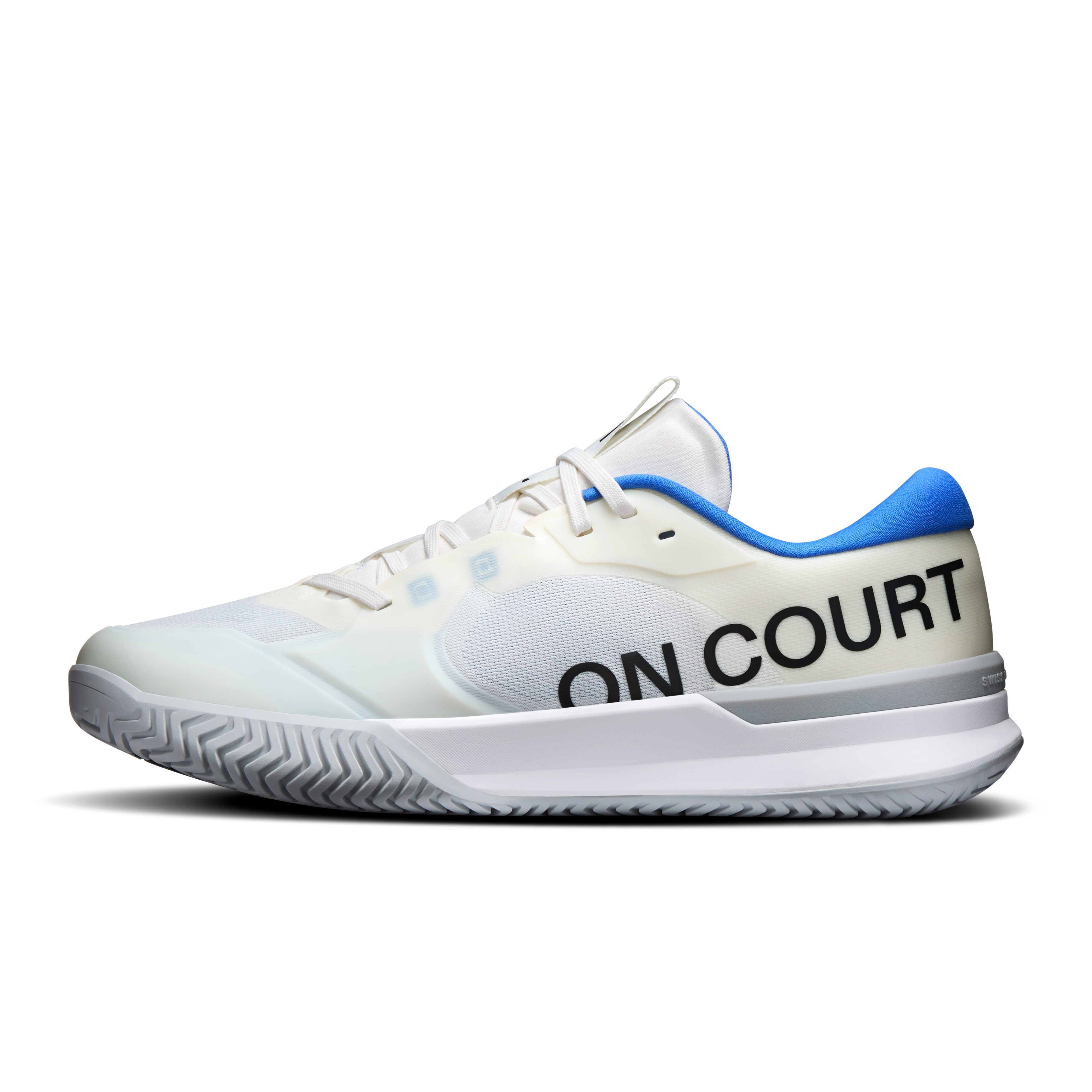 On THE ROGER Pro 3 Clay Ivory & Jay Men Tennis Shoes