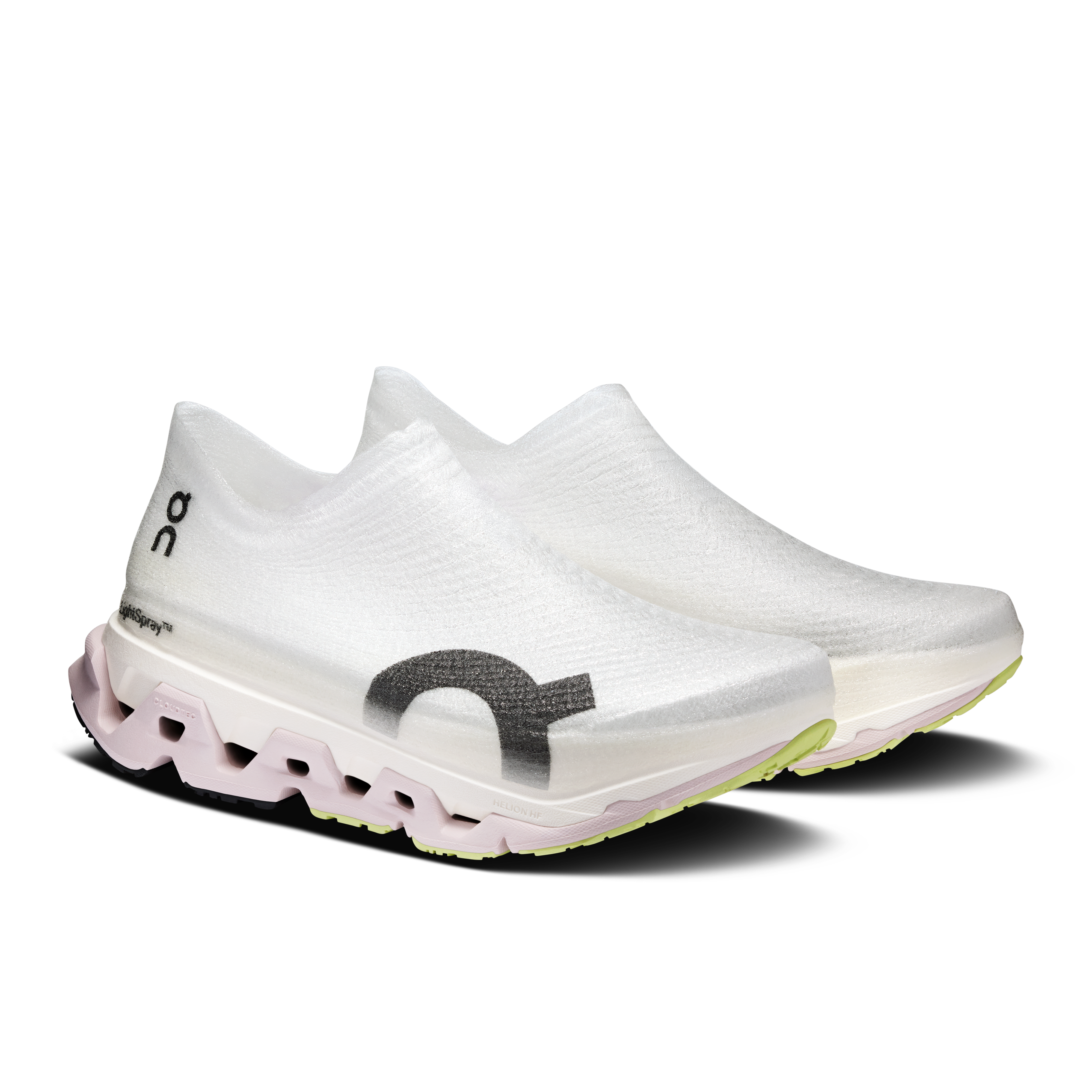 On LightSpray Cloudmonster 3 Hyper Lily & Limelight Unisex Road running Shoes