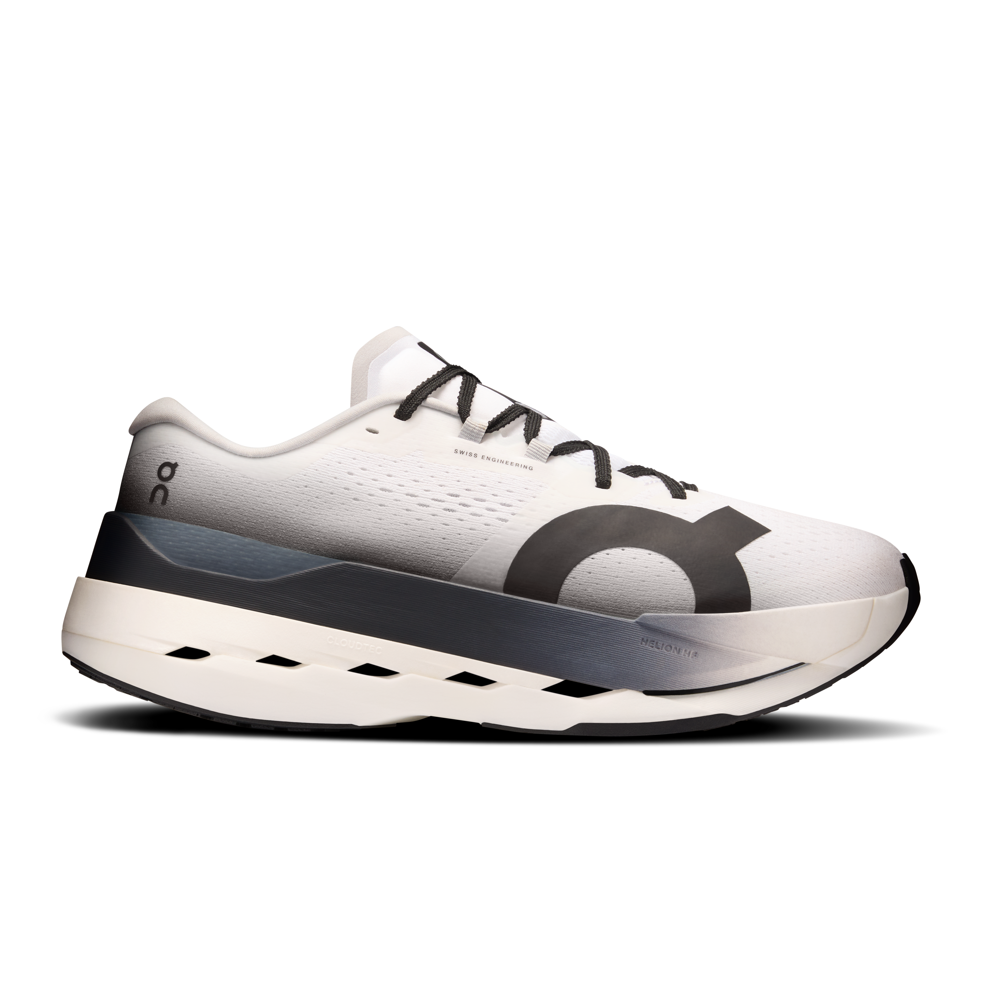 Cloudboom Max Road Running Shoe in White/Black
