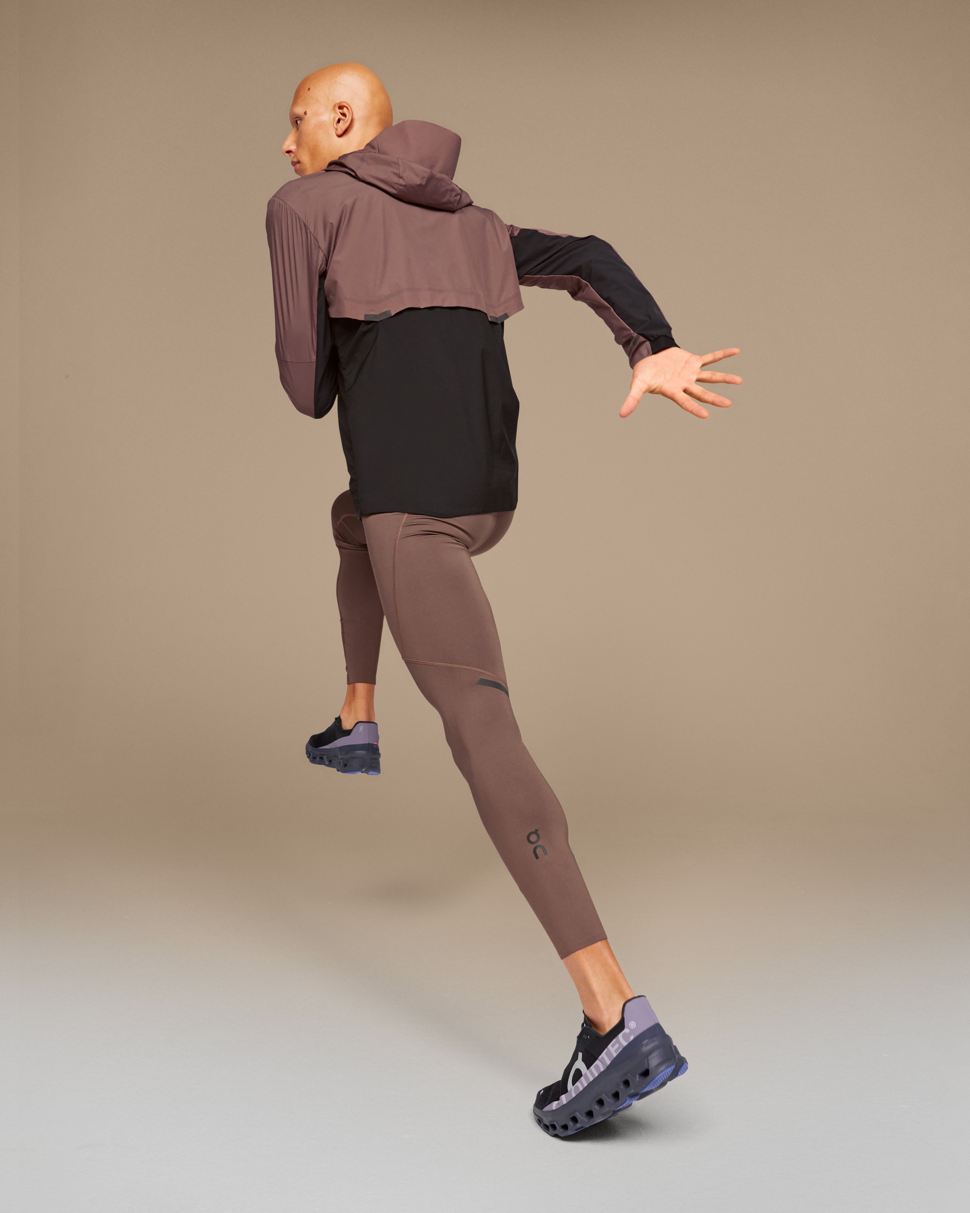 On Performance Winter Tights Grape Men Tights