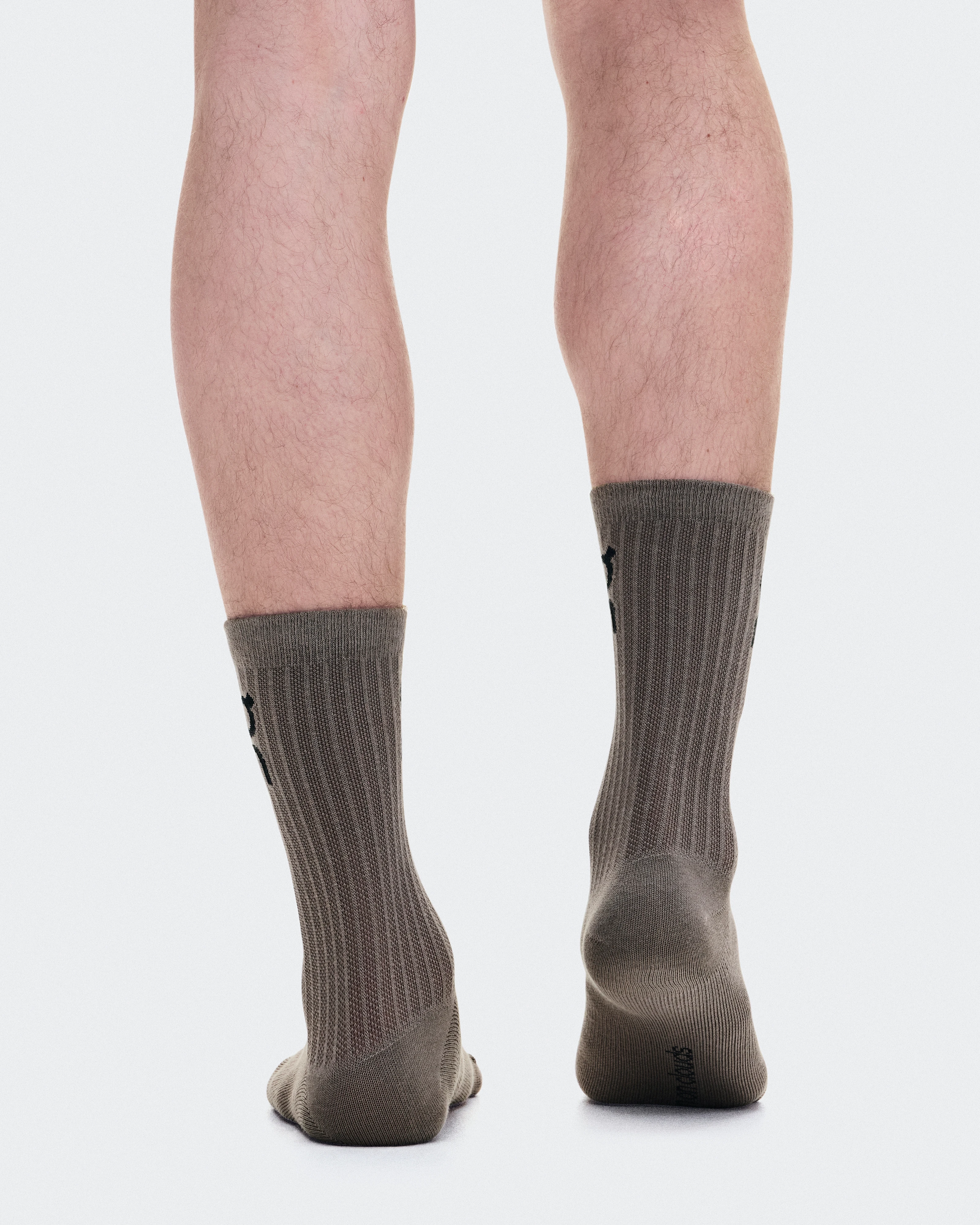 On Logo Sock High 3P Hare & Brume Unisex Socks