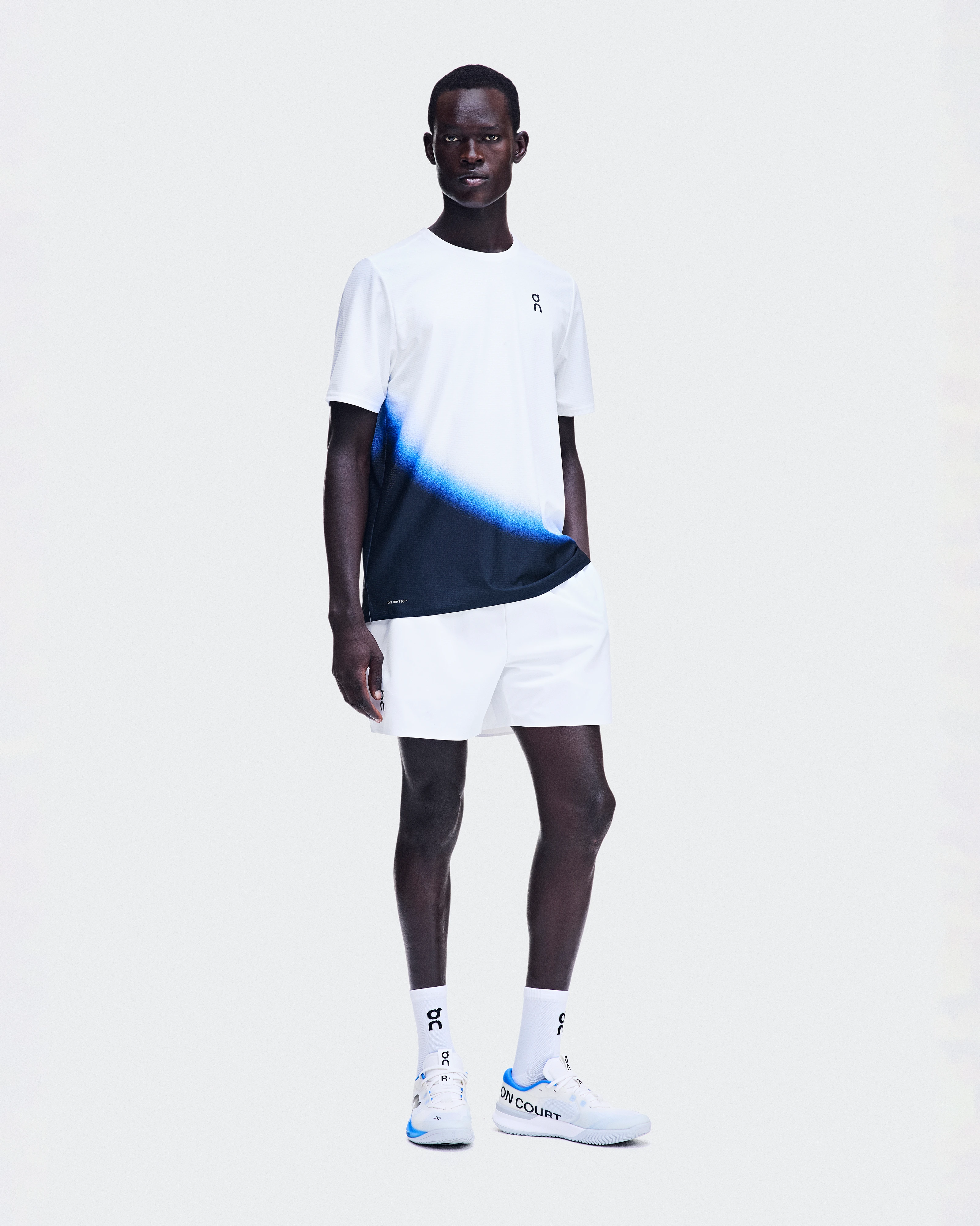 On Court-T Swing White & Jay Men Tops and t-shirts
