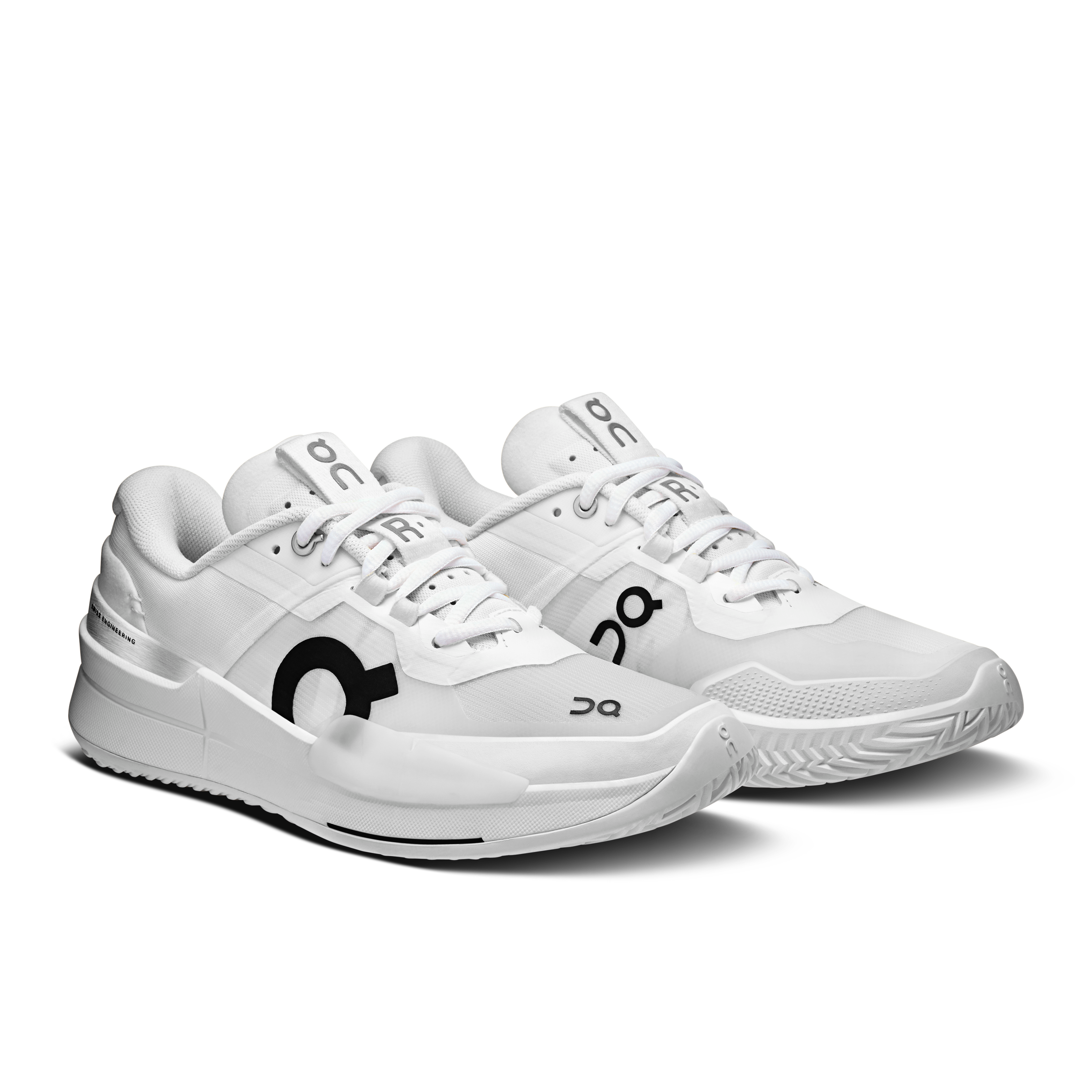 On THE ROGER Pro 2 All White Women Tennis Shoes