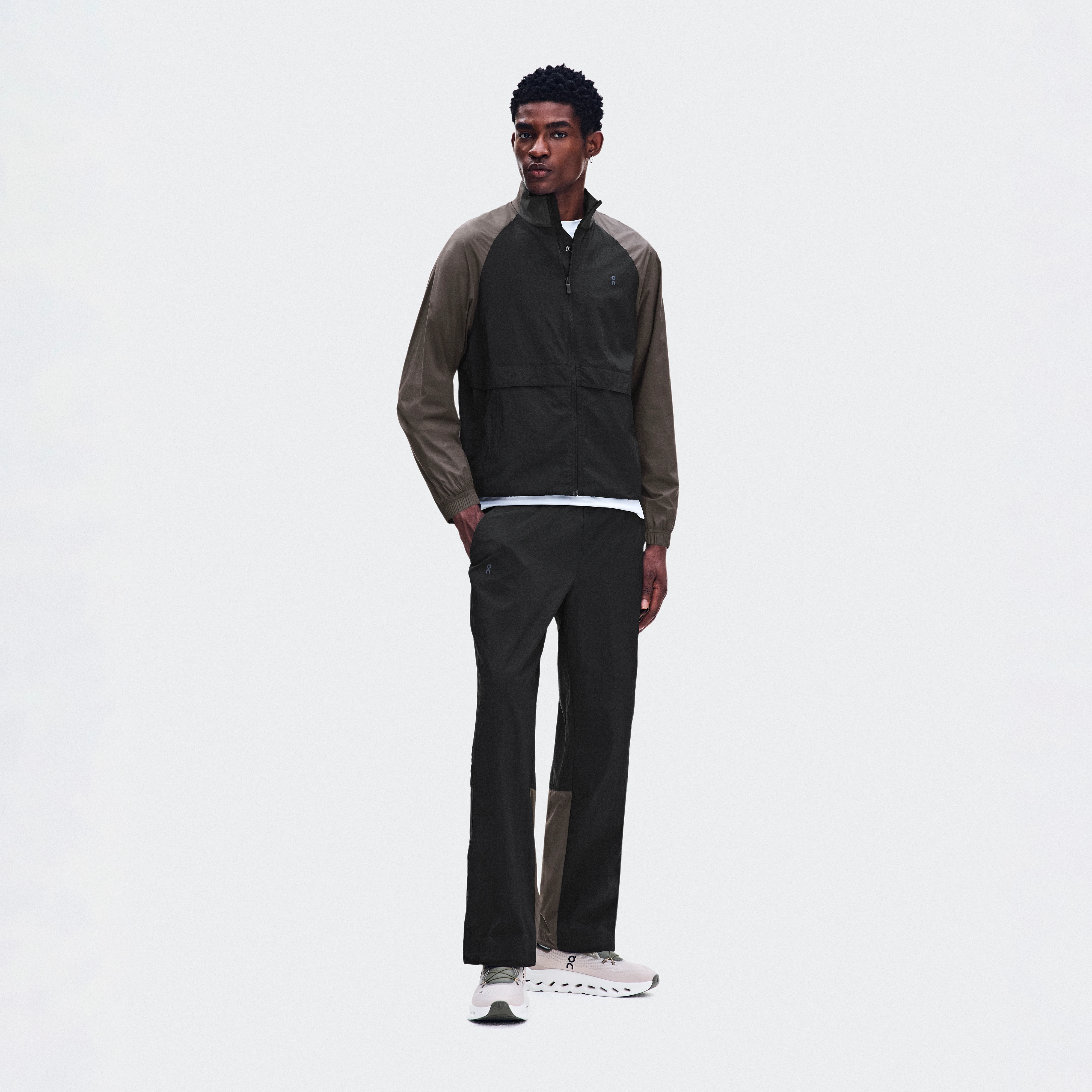 On All-Day Track Jacket Black & Espresso Men – Elevated essential Track Jackets