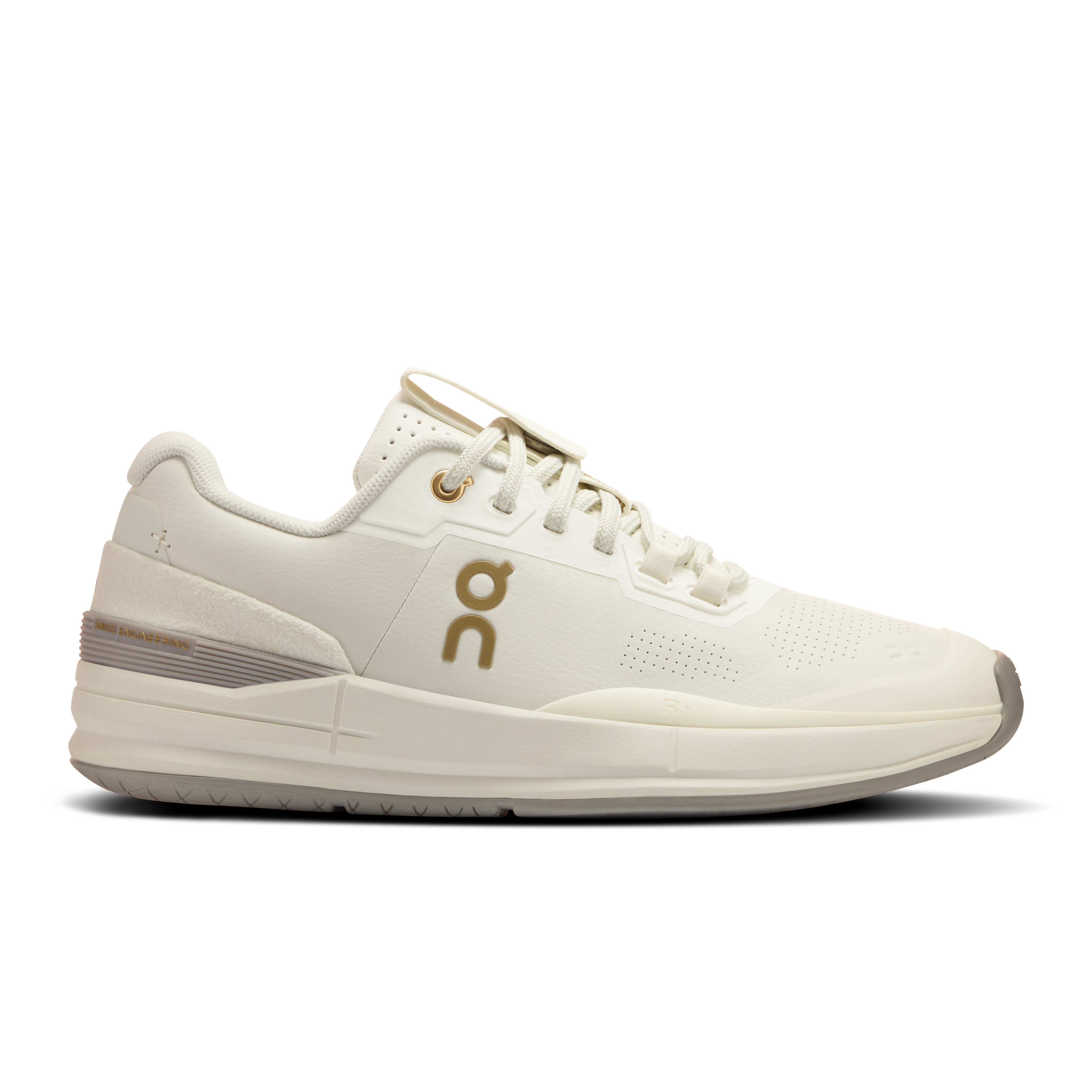 THE ROGER Pro Ace Lifestyle Shoe in Ivory/Fog