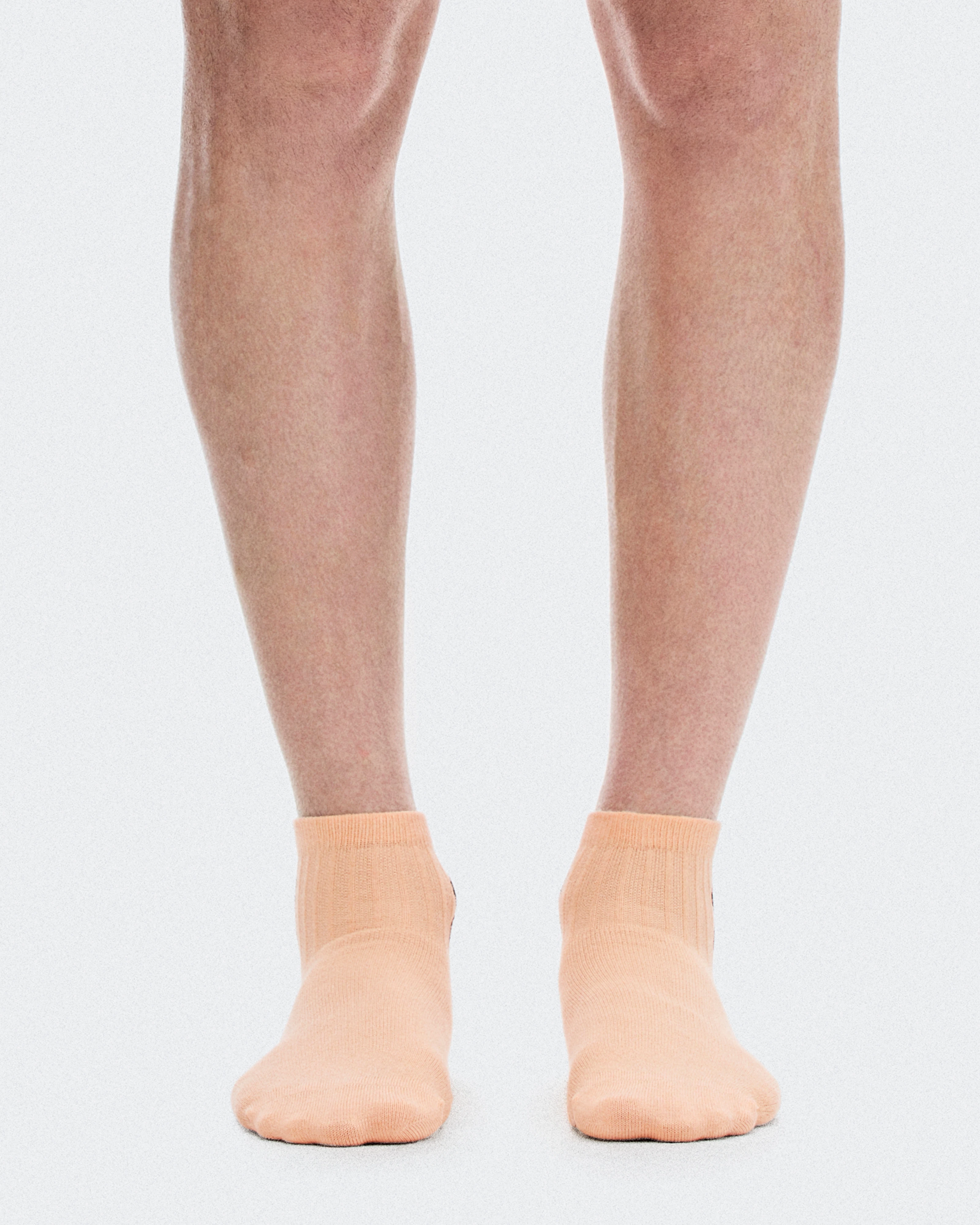 On Logo Sock Mid 3P Sherbet & Rhodonite Unisex Socks