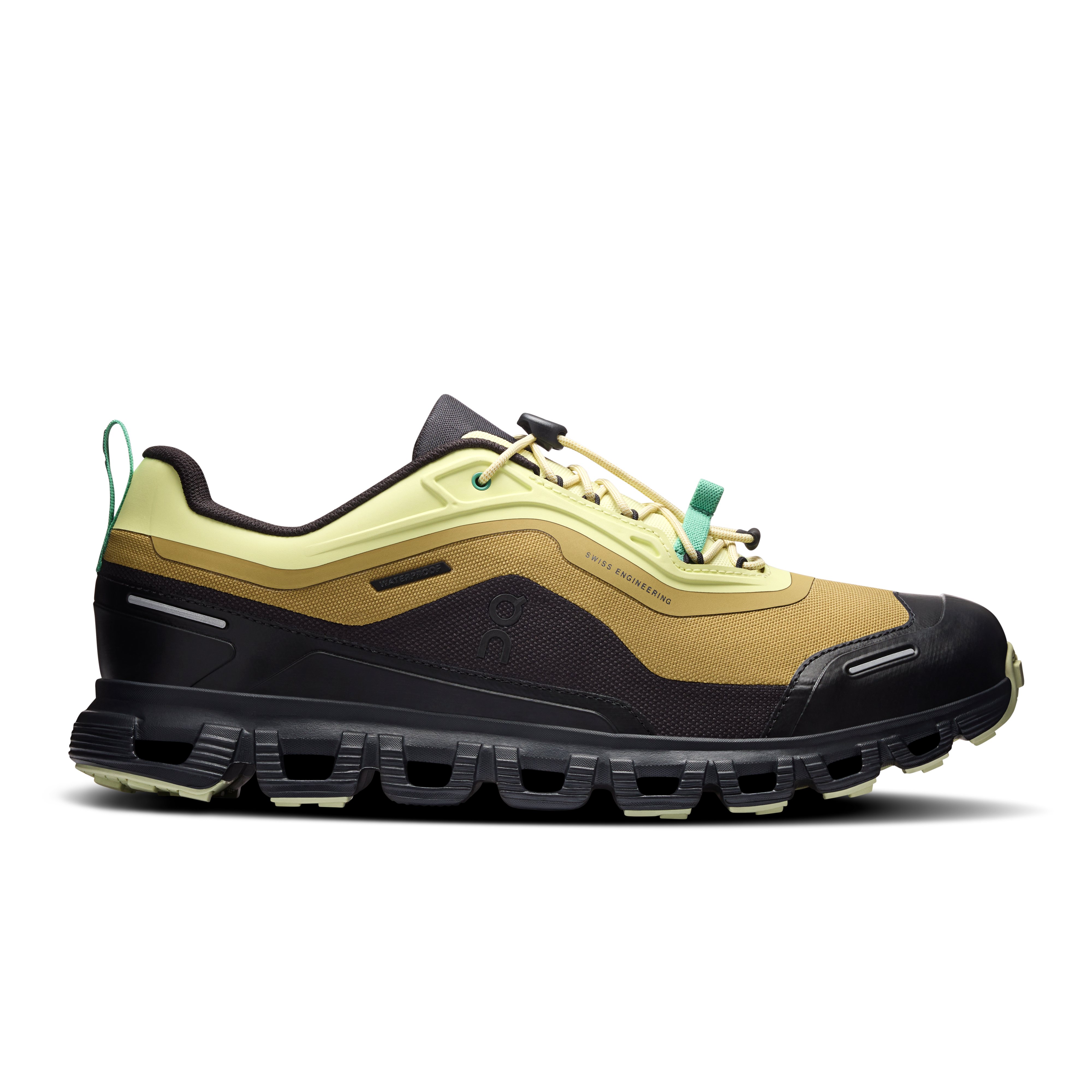 Cloud 6 Geo Waterproof Lifestyle Shoe in Limelight/Safari