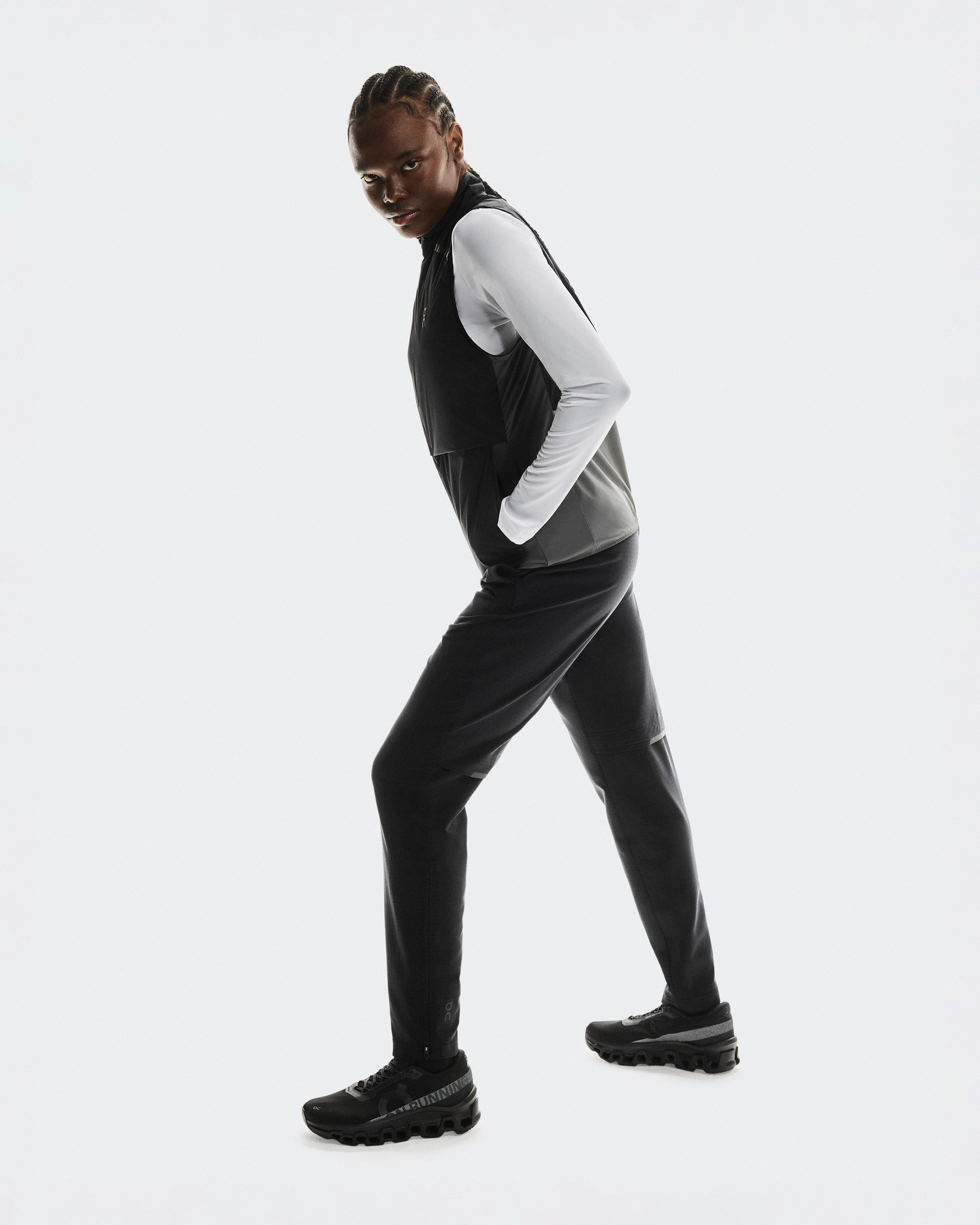On Weather Winter Pants Black Women Pants
